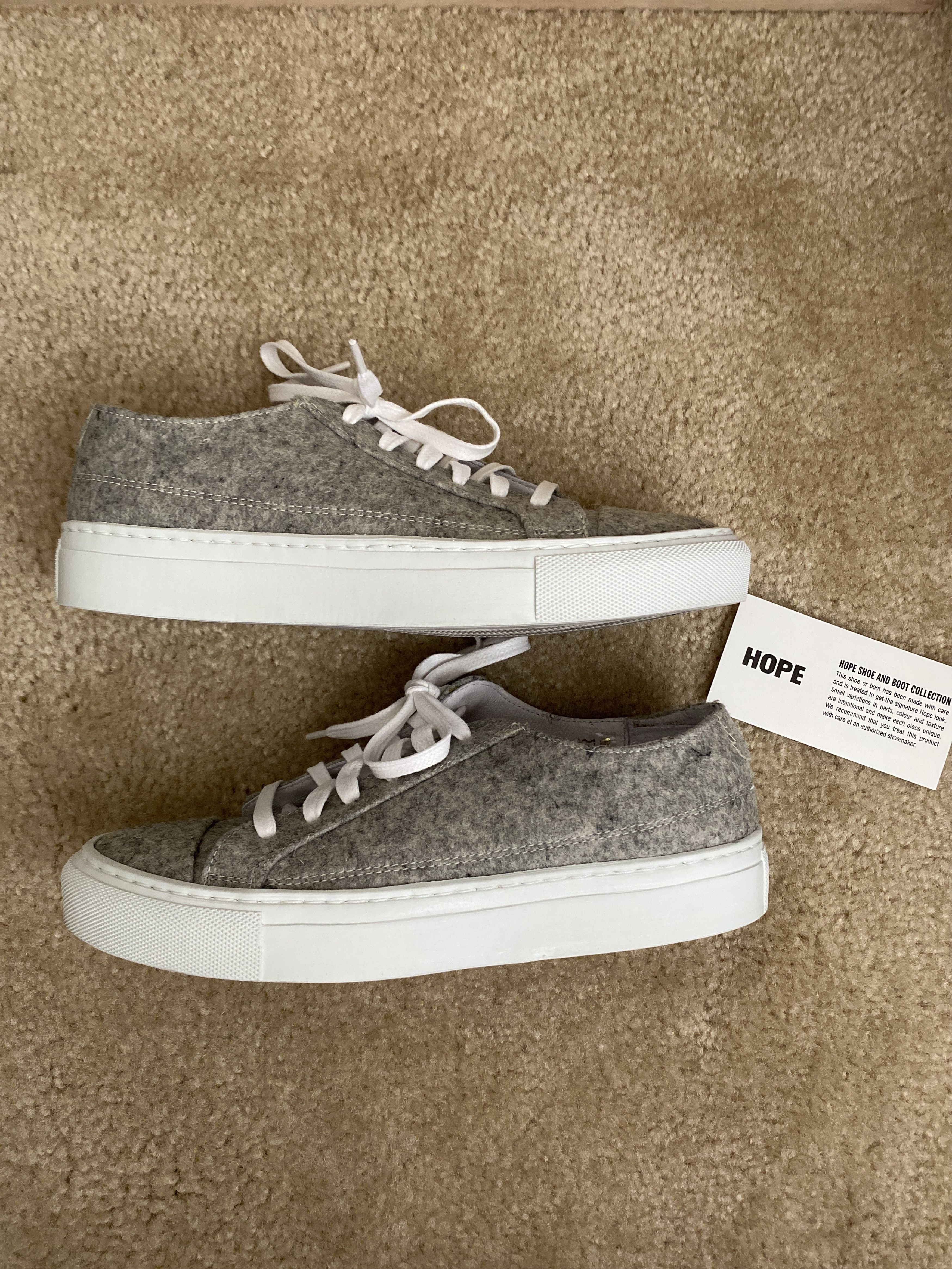 Hope Hope Stockholm "Billie Sneaker" Light Grey Size US 7 / IT 37 - 7 Thumbnail