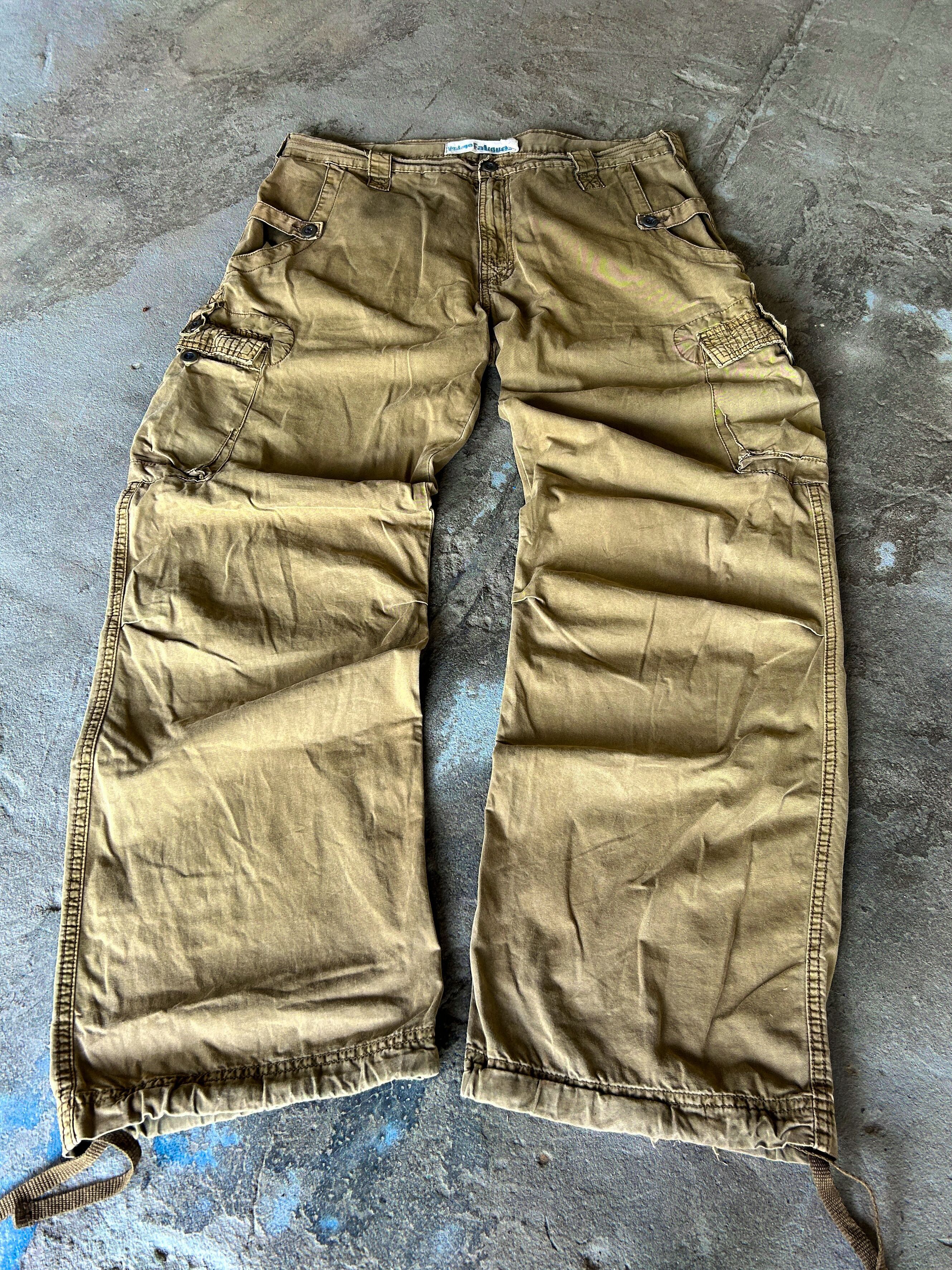 Vintage Vintage Junya Watanabe Balenciaga Style Bondage Cargo Pants Size US 32 / EU 48 - 2 Thumbnail