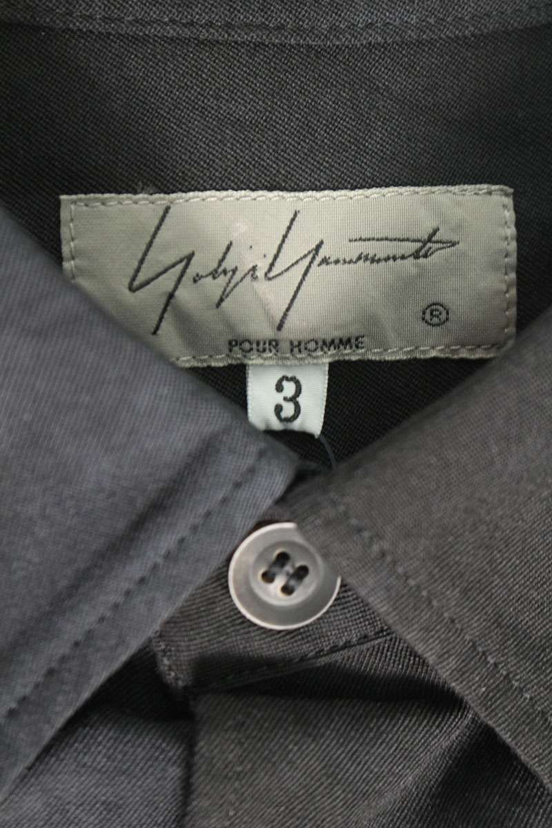 Yohji Yamamoto Yohji Yamamoto POUR HOMME Irregularly textured shirt Size US L / EU 52-54 / 3 - 3 Thumbnail