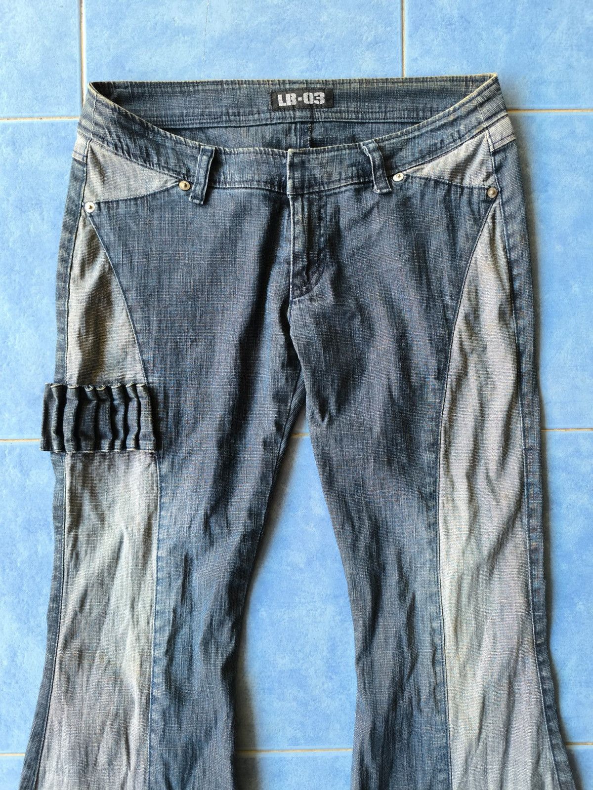 If Six Was Nine LB-03 Japanese Brand Flared Jeans Size US 29 - 3 Thumbnail
