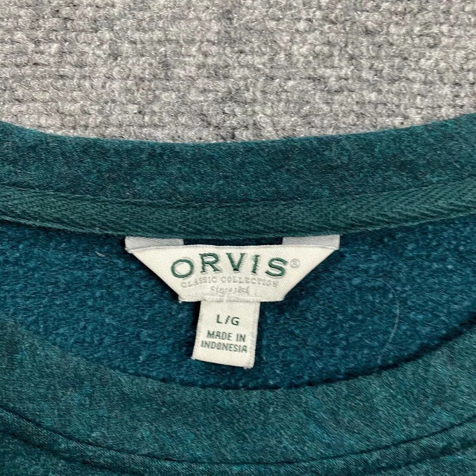 Orvis Orvis Sweatshirt Men's Large Pullover Casual Polyester L Size US L / EU 52-54 / 3 - 2 Thumbnail