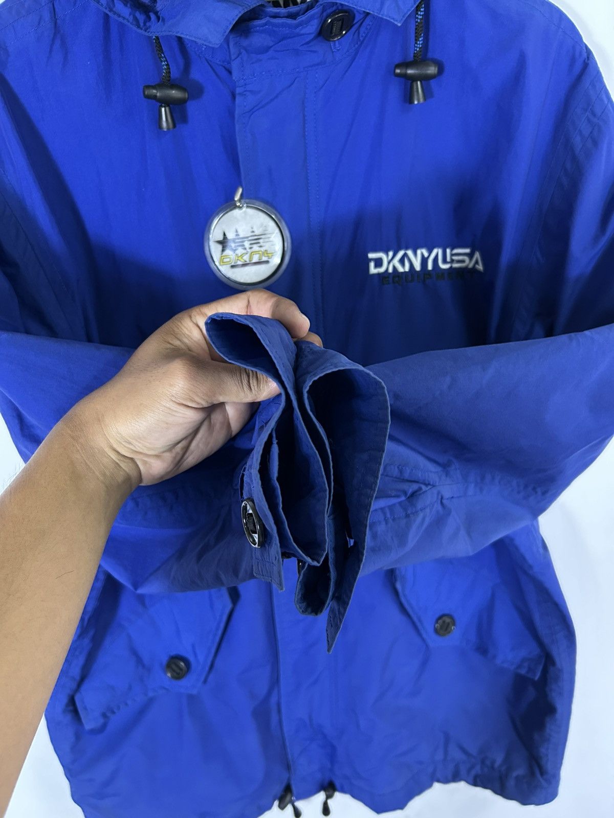 DKNY ⚡️Vintage DKNY USA Hoodie Zipper Jacket Size US S / EU 44-46 / 1 - 8 Thumbnail