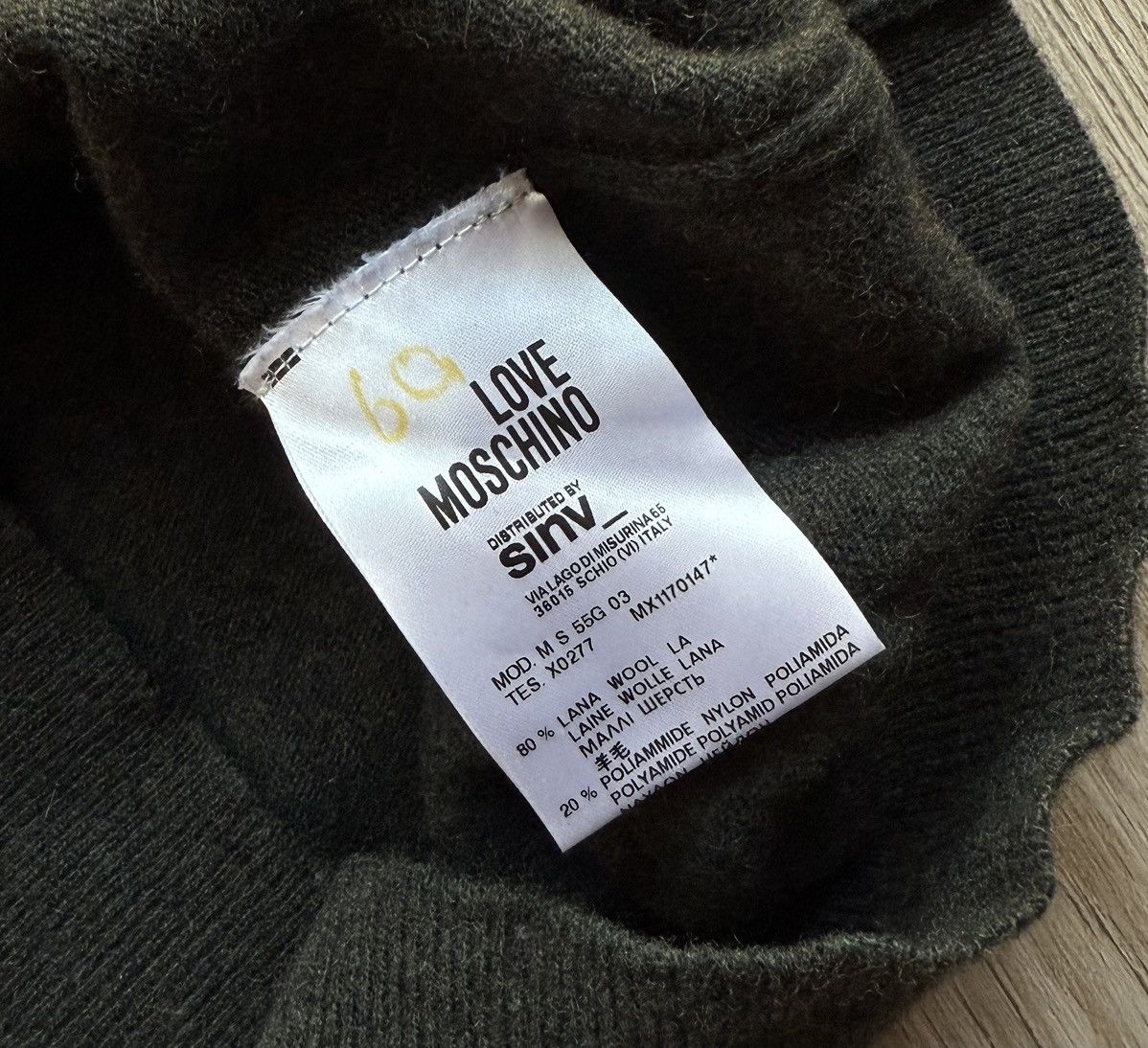 Moschino Love Moschino Knit Wool Sweater Size US M / EU 48-50 / 2 - 6 Thumbnail