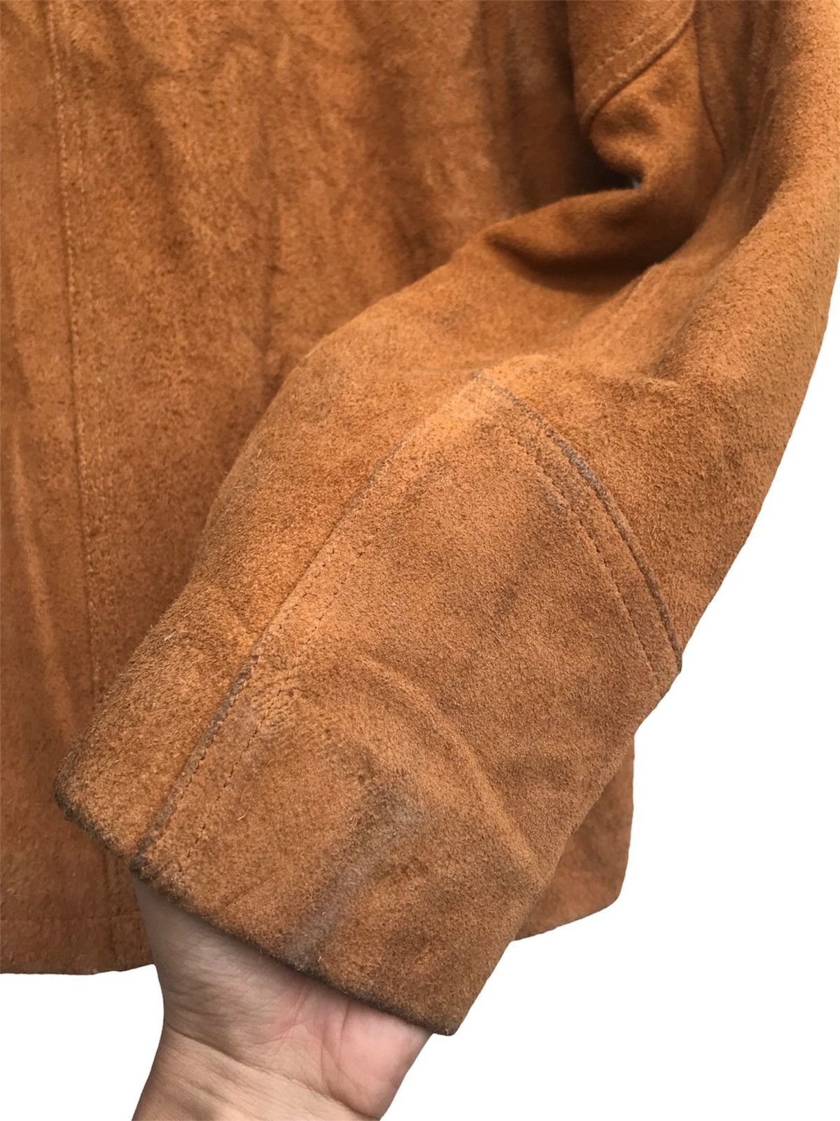 Genuine Leather × Leather Point Country Cow Suede Leather Jacket Size 36 Size US S / EU 44-46 / 1 - 6 Thumbnail