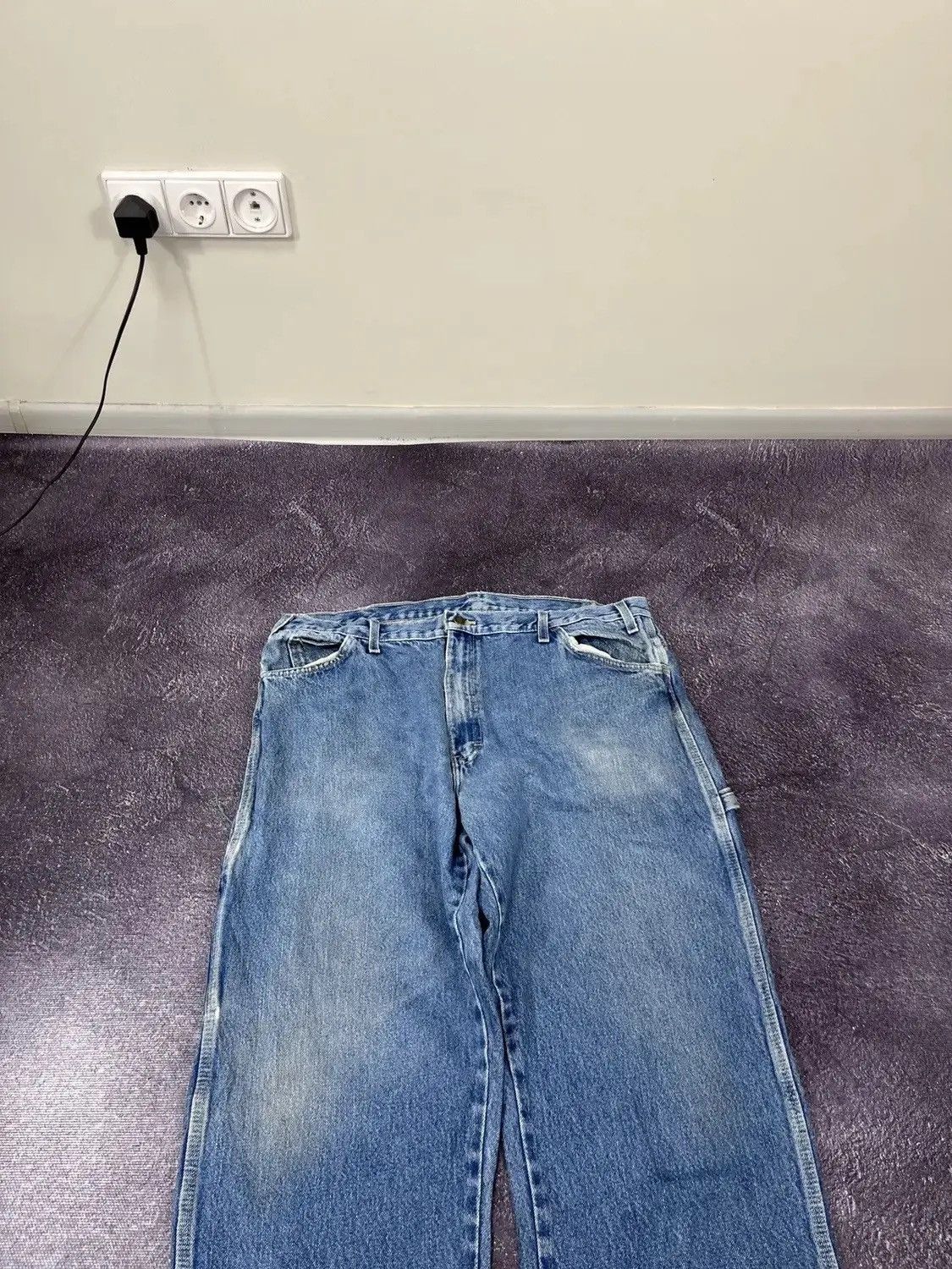 Dickies Vintage Dickies Y2K Faded Blue Hype Work Baggy Jeans Size US 38 / EU 54 - 6 Thumbnail