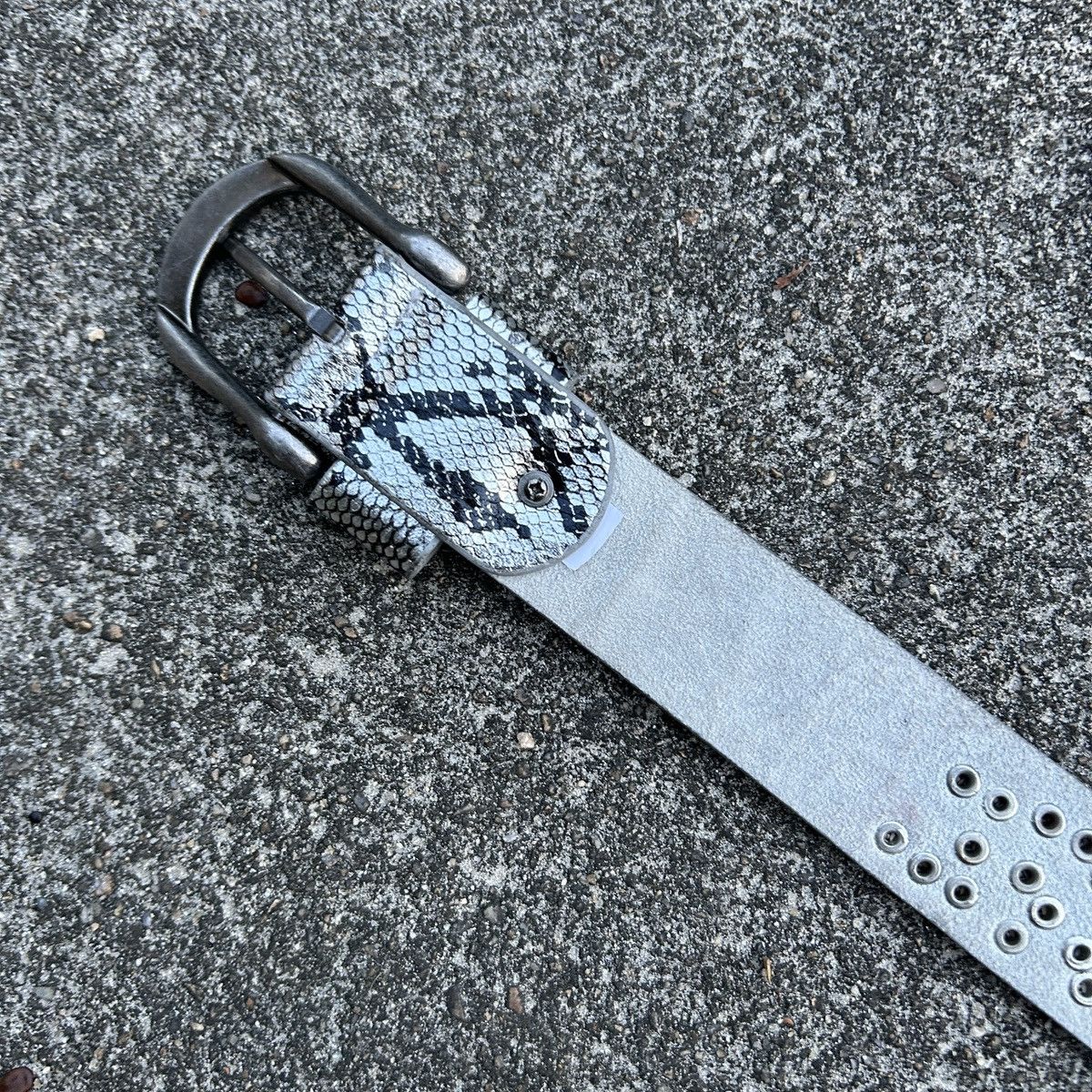 Vintage Vintage studded leather belt 🐍 (Kapital Style) Size ONE SIZE - 12 Thumbnail