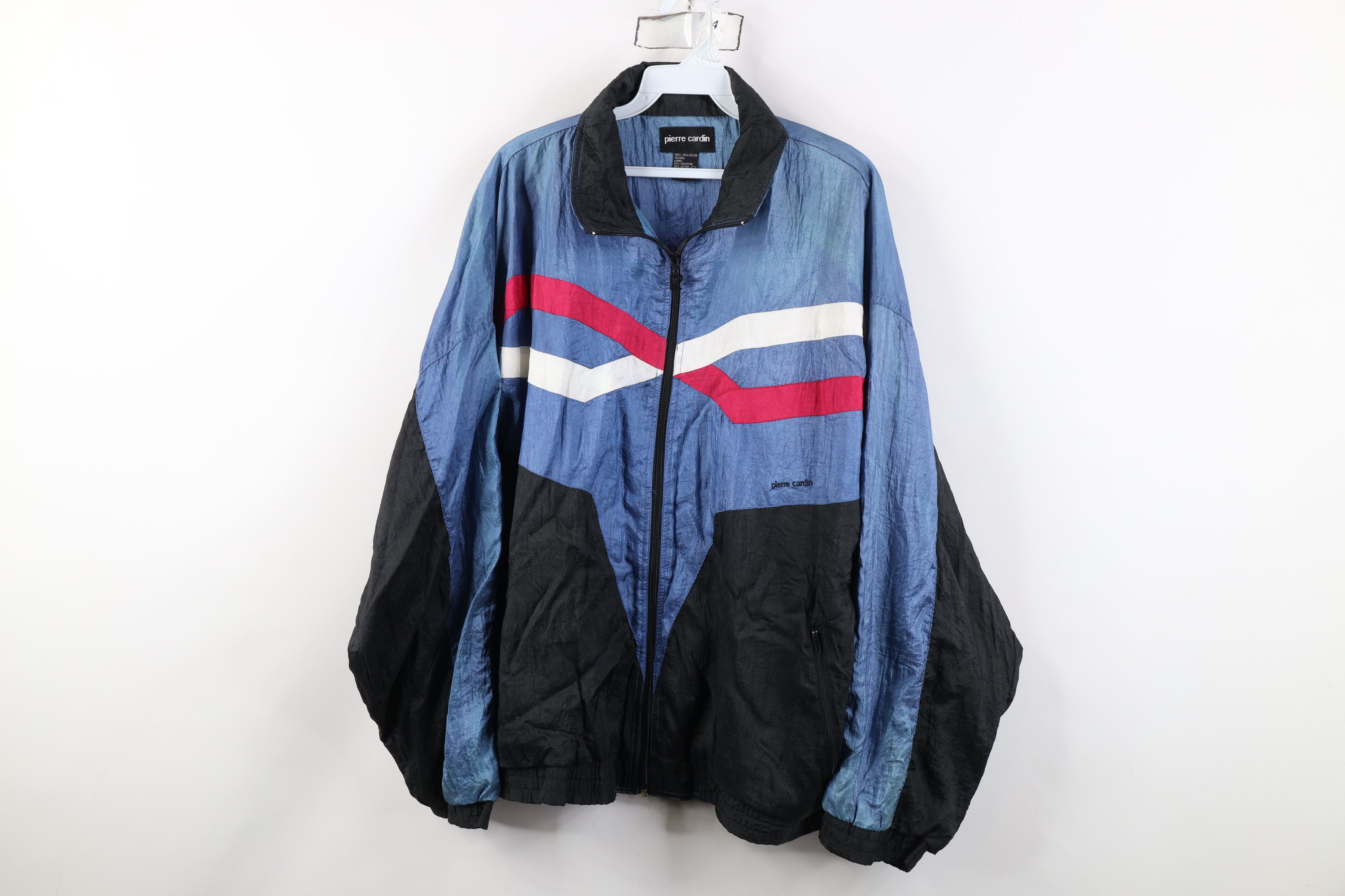 ★美品　Used Men's Pierre Cardin 薄手ジャンパーXL★ Vintage 90s Y2K Pierre Cardin Sports Club Streetwear Athletic