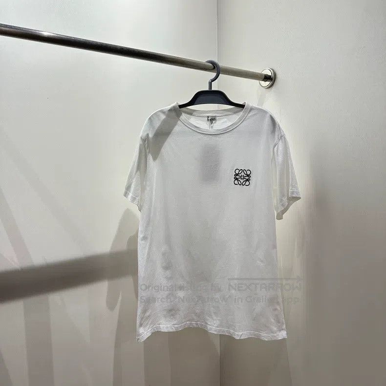 Loewe Loewe Logo Embroidered Short Sleeve T-Shirt Size L / US 10 / IT 46 - 1 Thumbnail