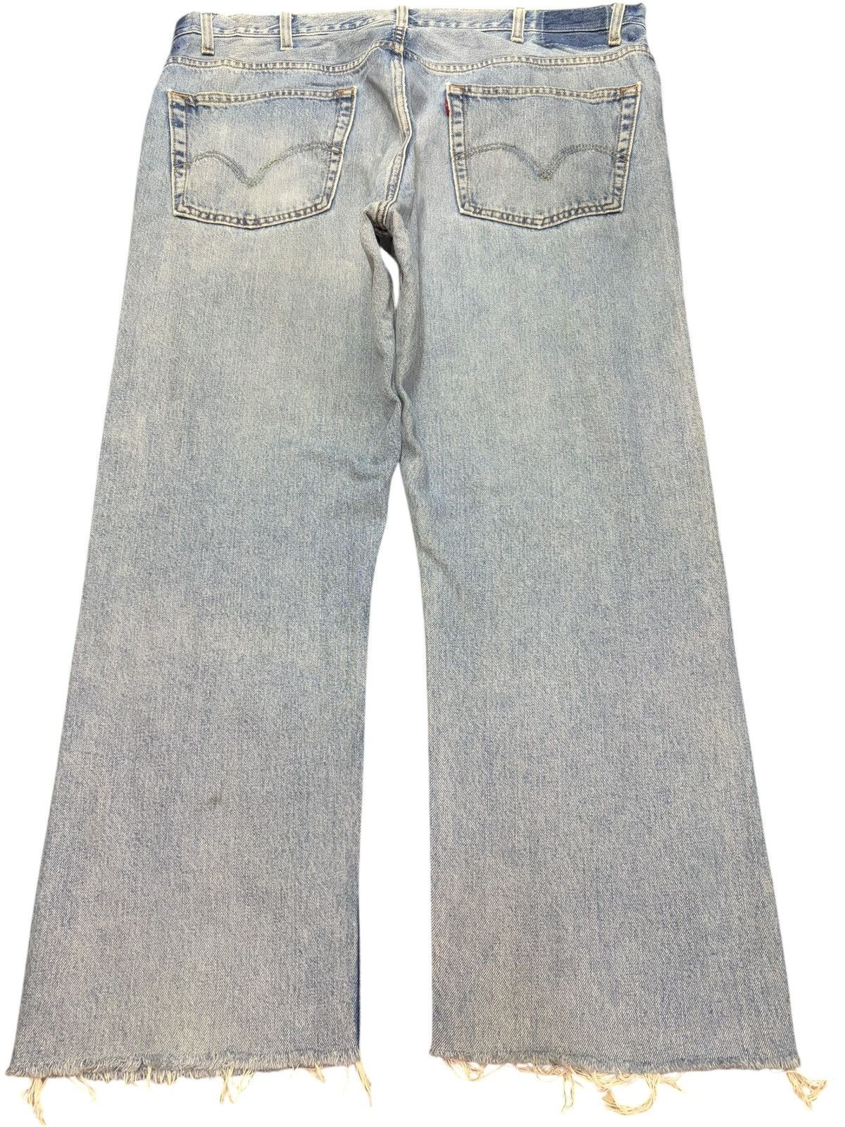 Levi's Vintage 90s Levis 505 Ripped Distressed Baggy Jeans Size 40" / US 18 - 2 Thumbnail