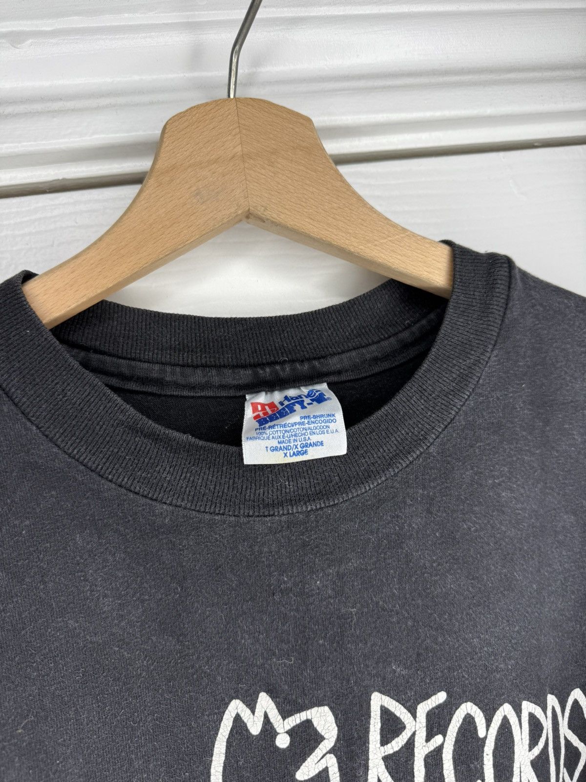 Vintage Vintage single stitch James Hall Daemon Records Feral Size US XL / EU 56 / 4 - 4 Thumbnail