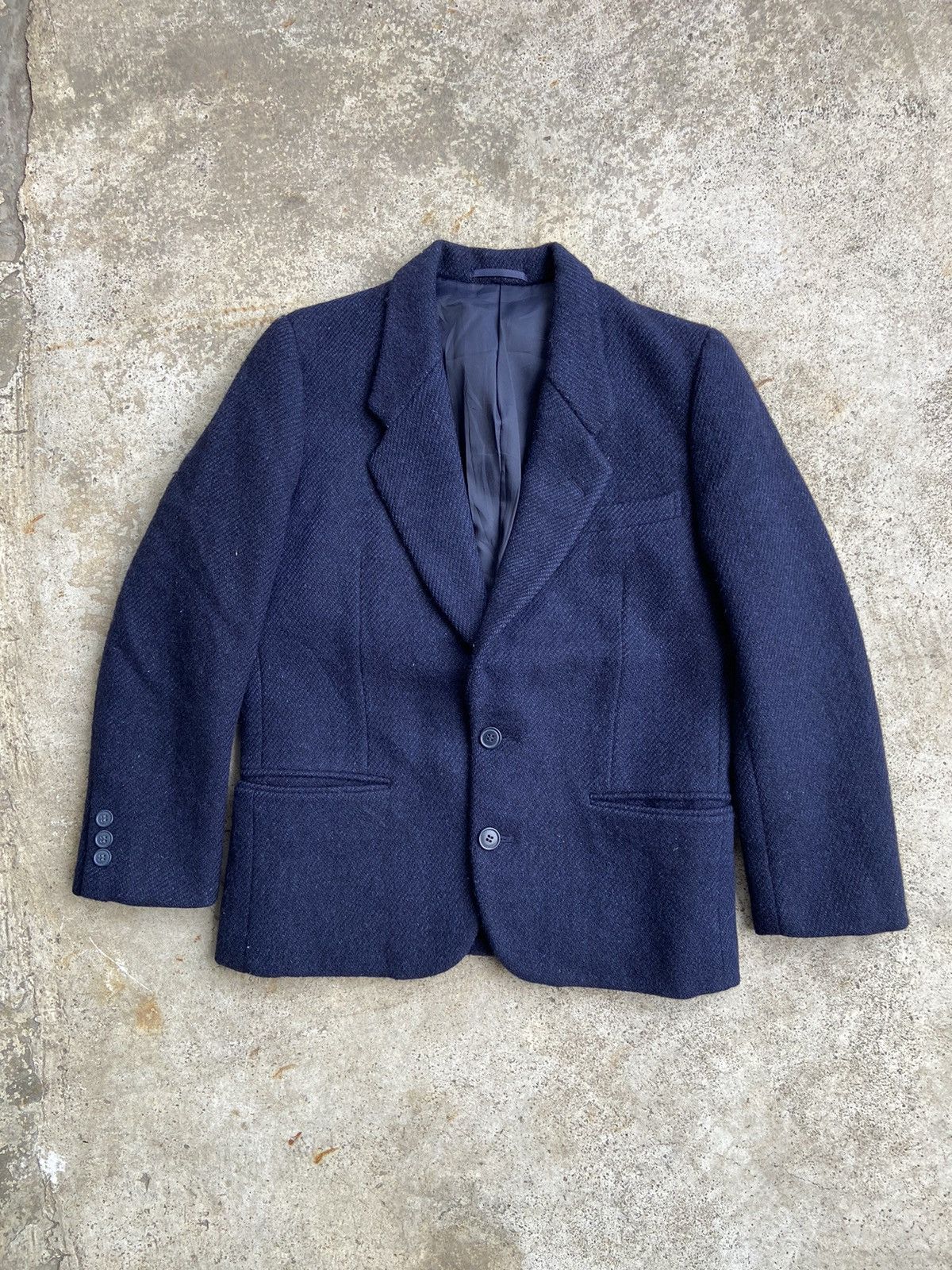 Rei Kawakubo AW1988 Comme des Garçons x Harris Tweed Wool Blazer Jacket Size US M / EU 48-50 / 2 - 1 Thumbnail