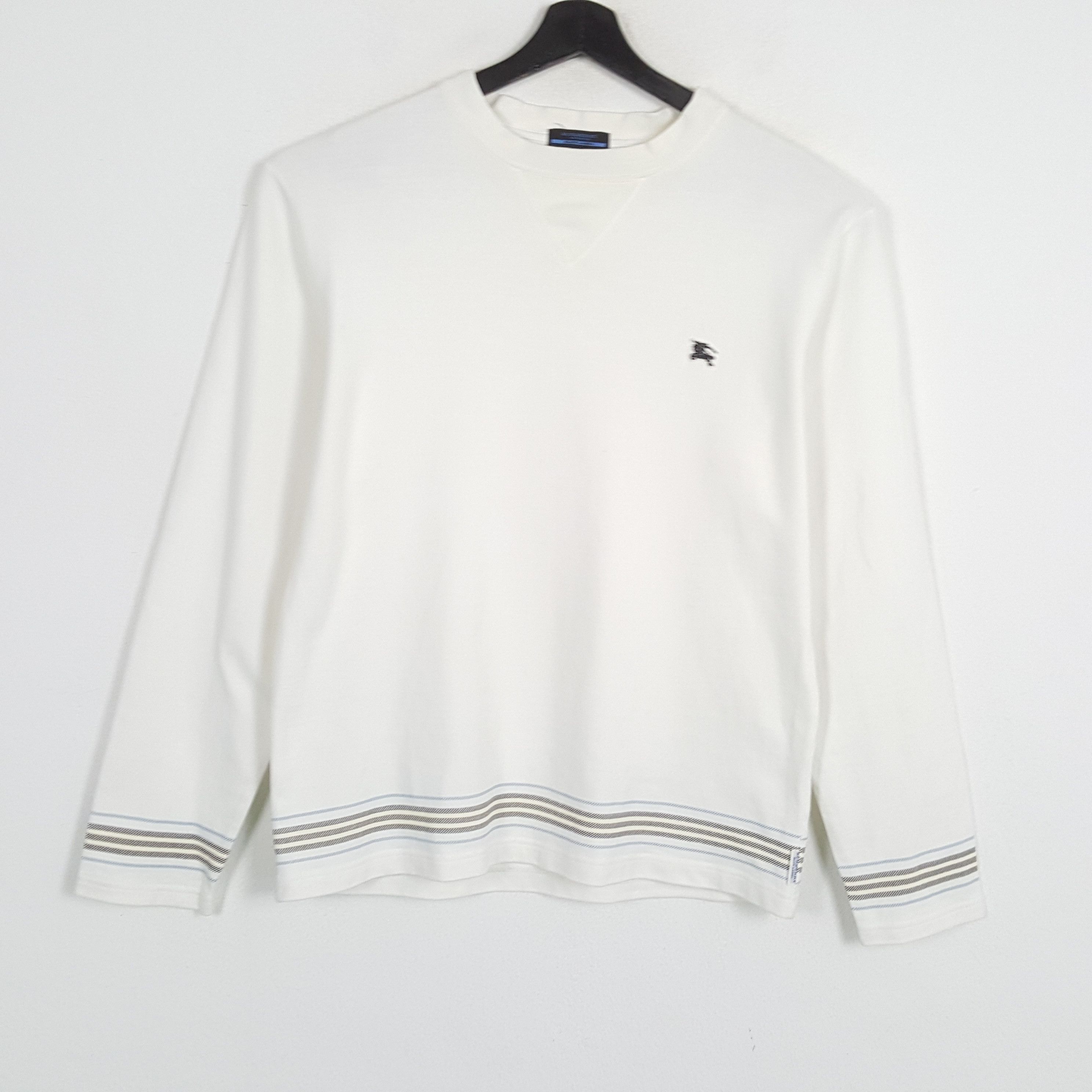 Burberry × Vintage BURBERRY LONDON BLUE LABEL Fashion Custom Art Sweatshirt Size US M / EU 48-50 / 2 - 3 Thumbnail