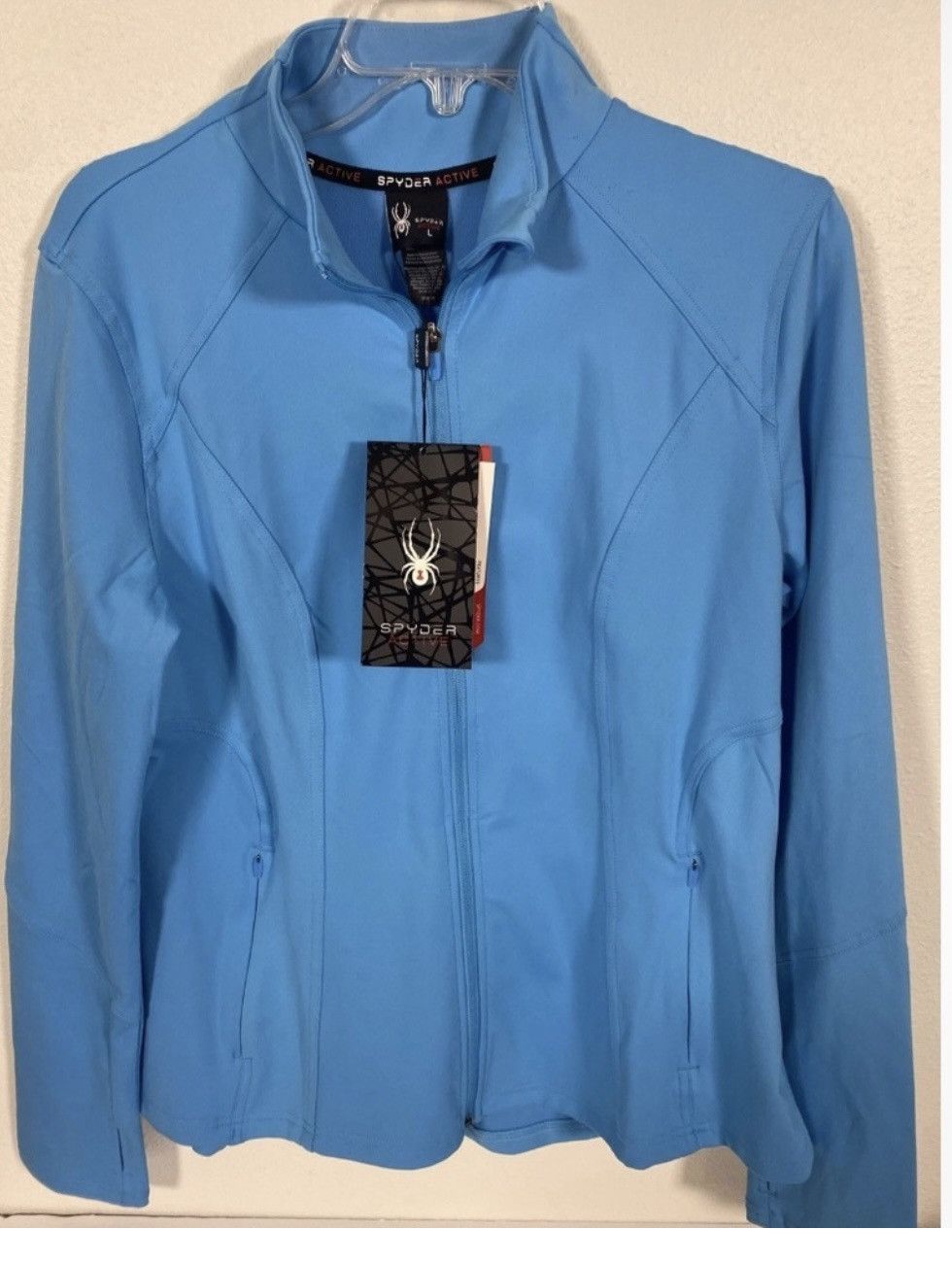 Spyder Spyder activwear Blue Jacket Size XL NEW Size XL / US 12-14 / IT 48-50 - 1 Thumbnail