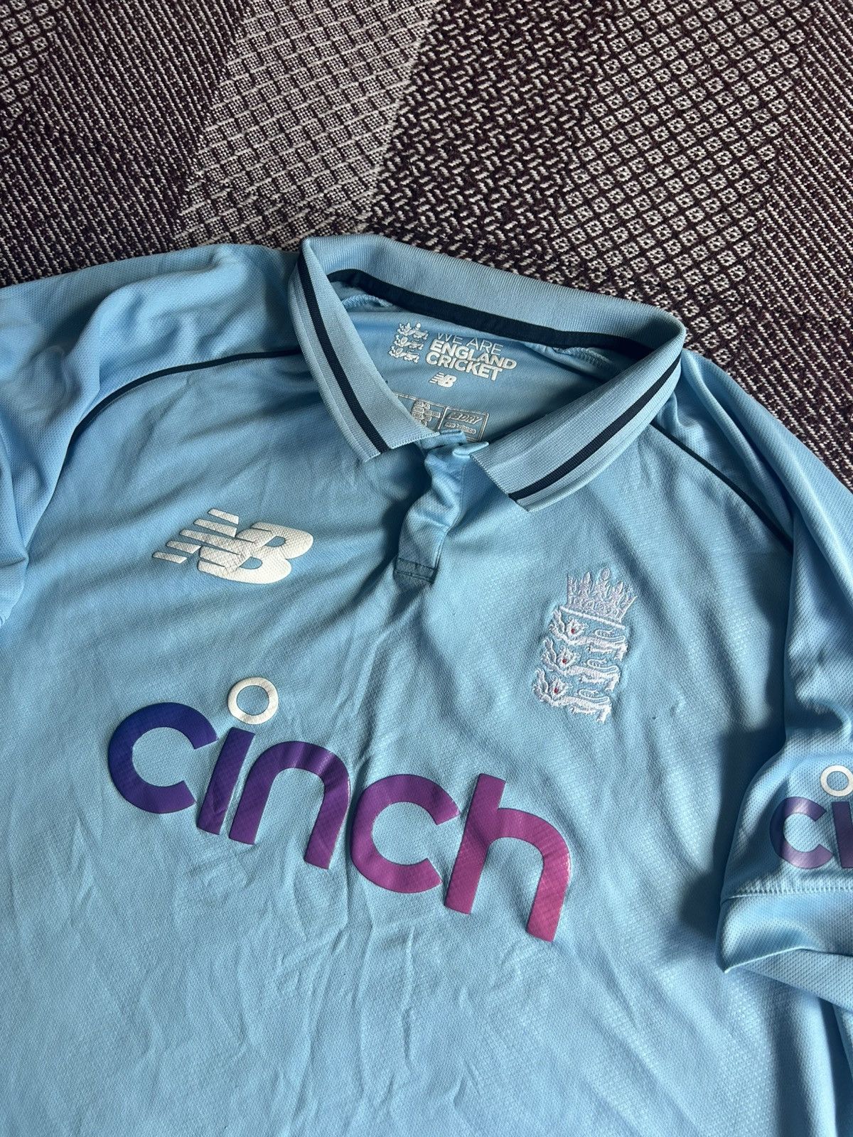 New Balance Vintage England New Balance Cricket T-Shirt 18/19 Jersey Size US L / EU 52-54 / 3 - 4 Thumbnail