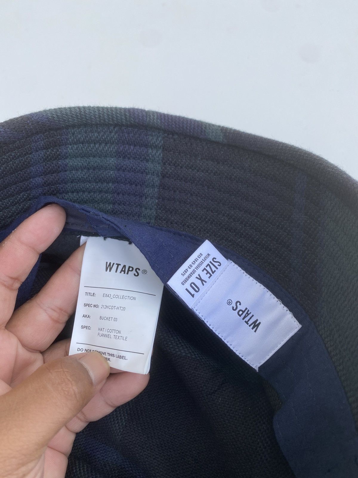 Wtaps Rare WTAPS Checkered Design Cotton Bucket Hat Size ONE SIZE - 17 Thumbnail