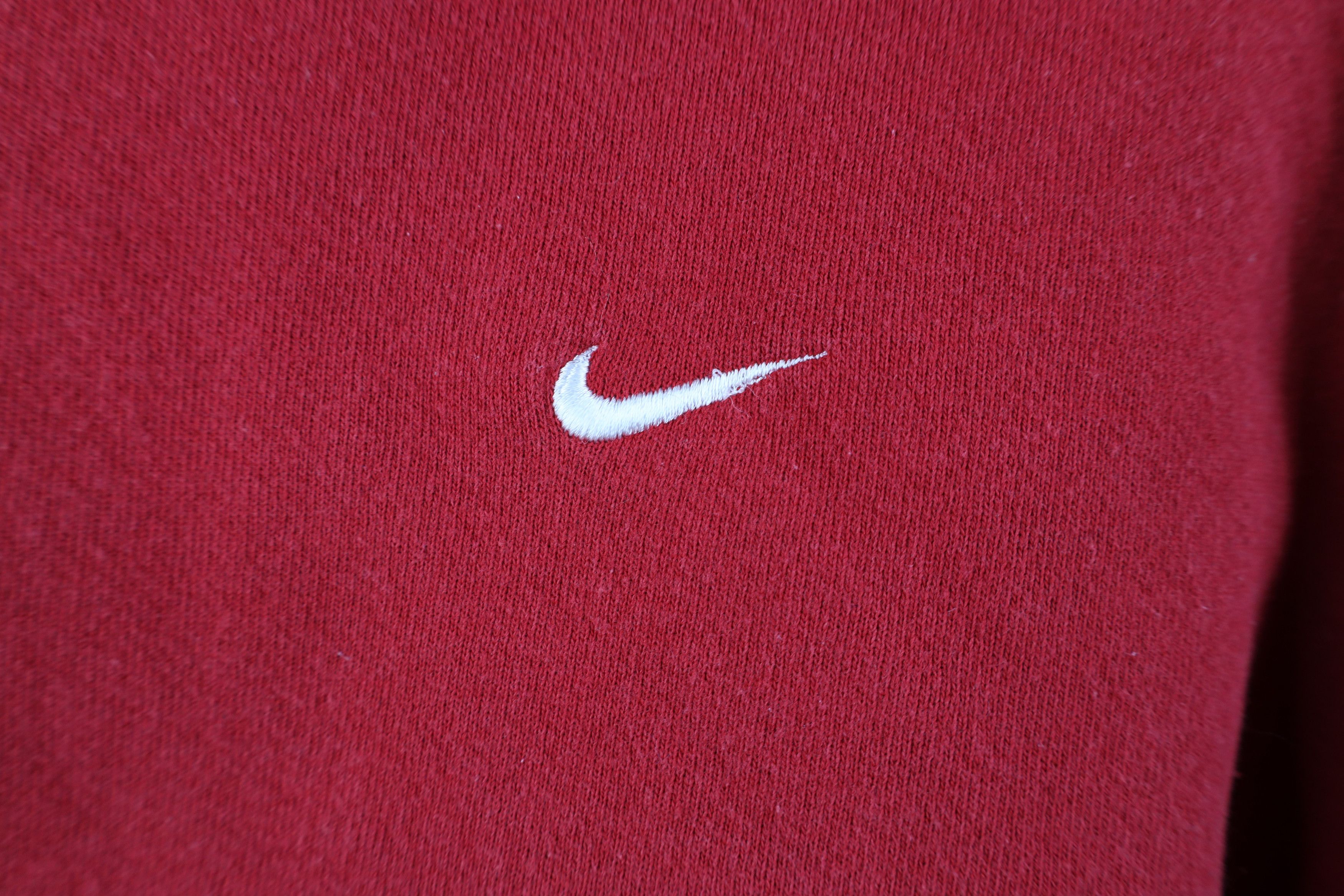 Nike Vintage 90s Nike Mini Swoosh Heavy Crewneck Sweatshirt USA Size US L / EU 52-54 / 3 - 4 Thumbnail