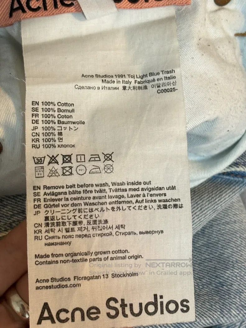 Acne Studios Acne Studios Toj Jeans Size US 27 - 5 Thumbnail