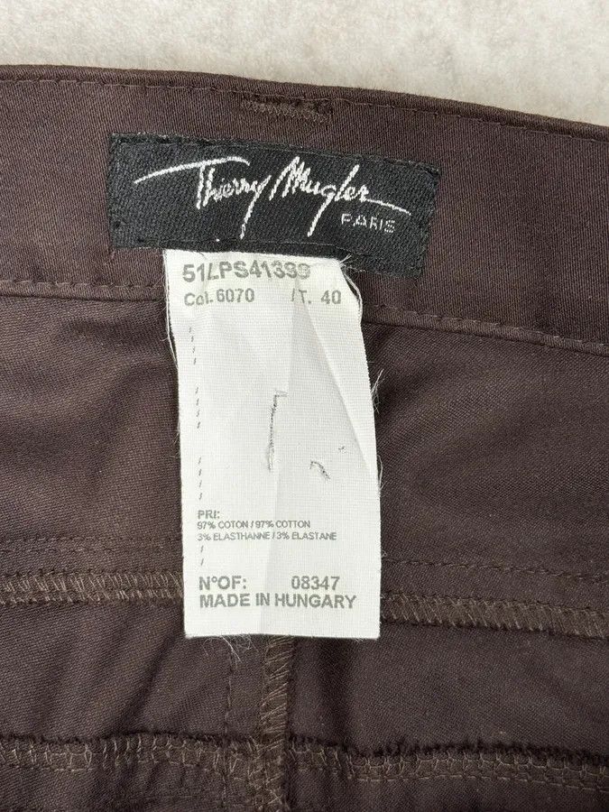 Mugler Thierry Mugler Brown Avant-Garde Pants Size US 32 / EU 48 - 10 Thumbnail