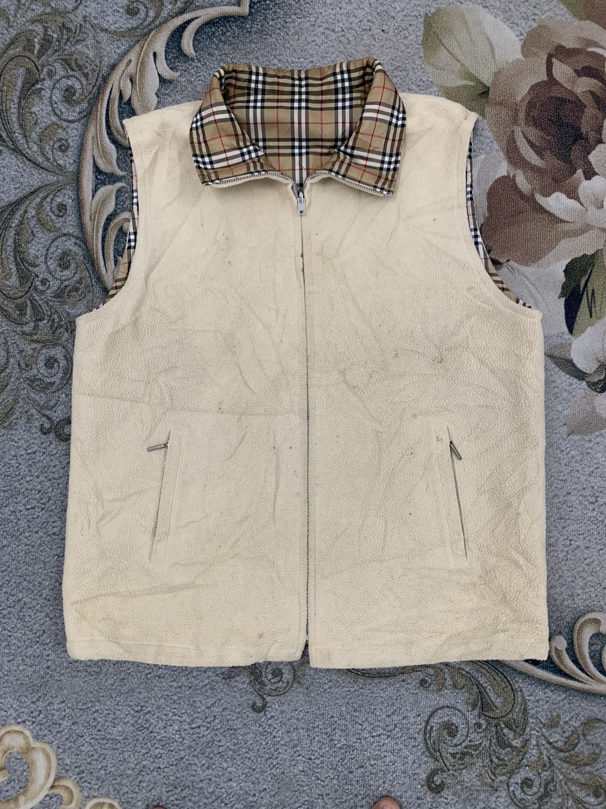 Burberry Reversible Checkered Burberry Golf Vest Size US L / EU 52-54 / 3 - 7 Thumbnail