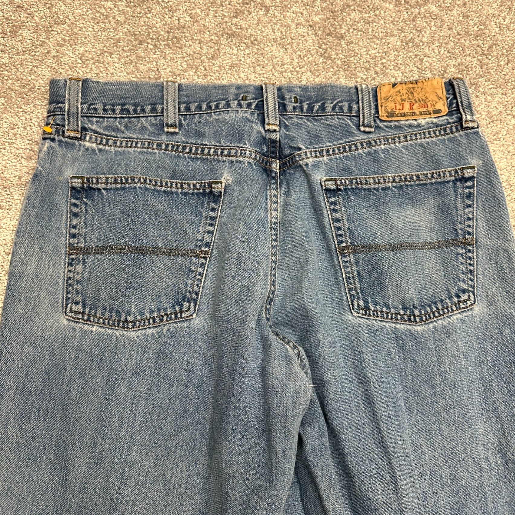 Vintage VINTAGE L.L. Bean Jeans Denim Regular Fit 36x29.5 Men Blue Cotton 90s USA Mens Size US 36 / EU 52 - 6 Thumbnail