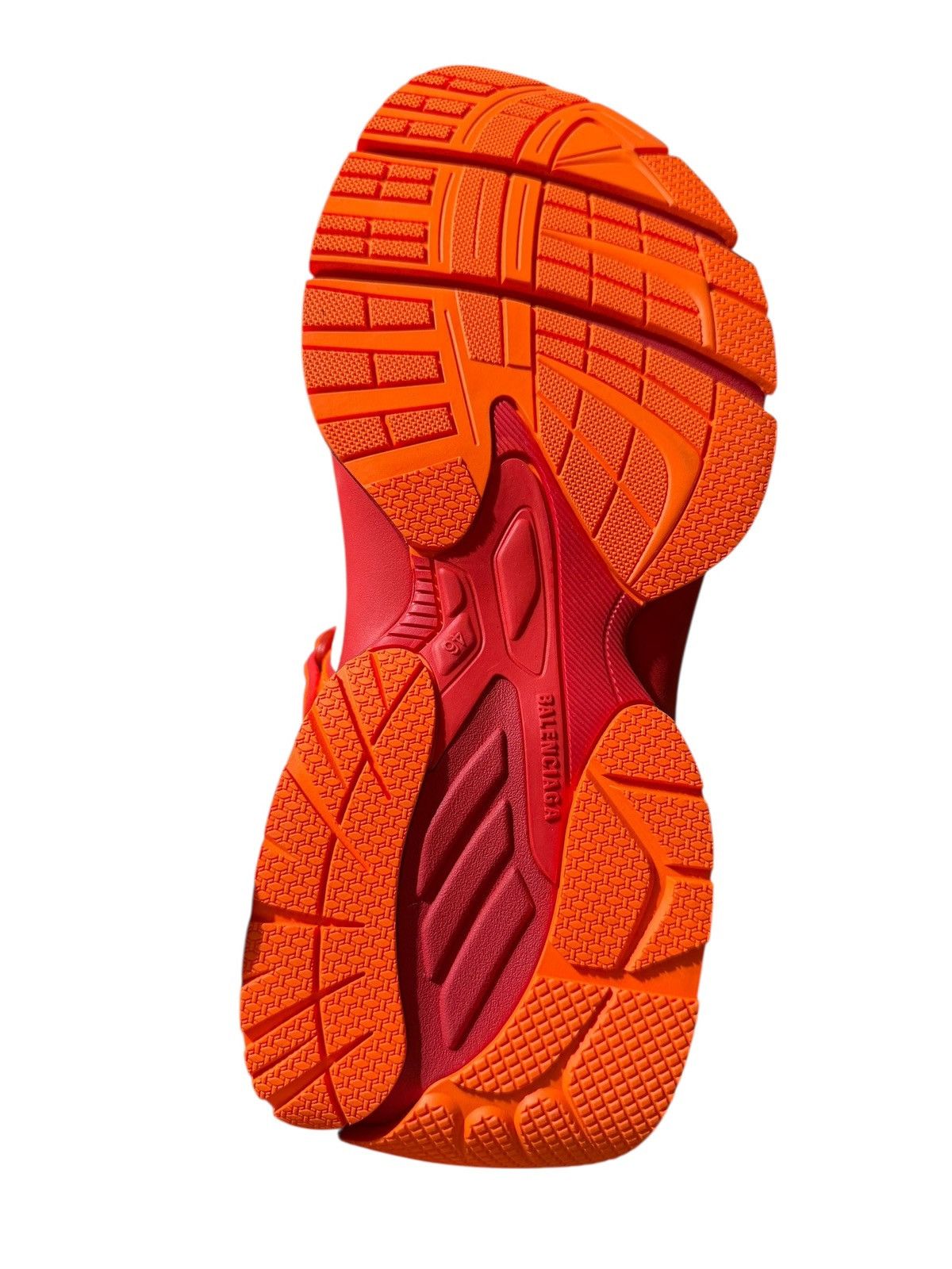 Balenciaga Tourist Orange Red Strapped Sandals Size US 13 / EU 46 - 6 Thumbnail