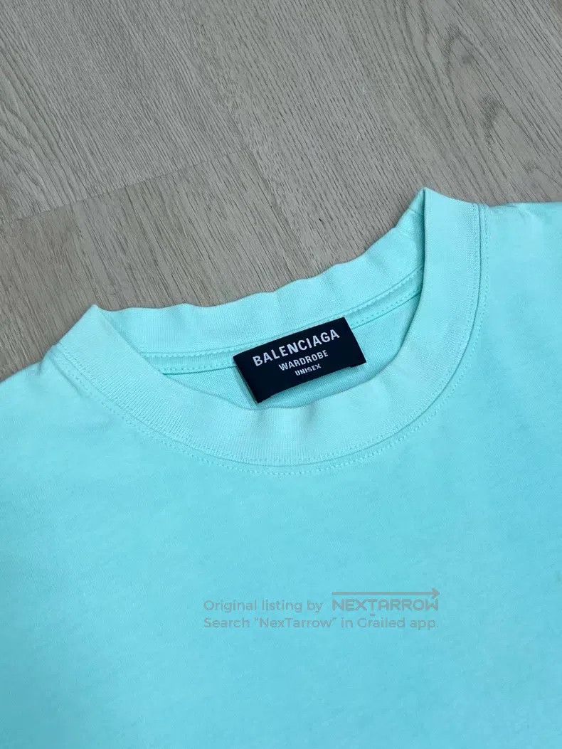 Balenciaga Balenciaga Mint green short sleeve Size US L / EU 52-54 / 3 - 2 Thumbnail
