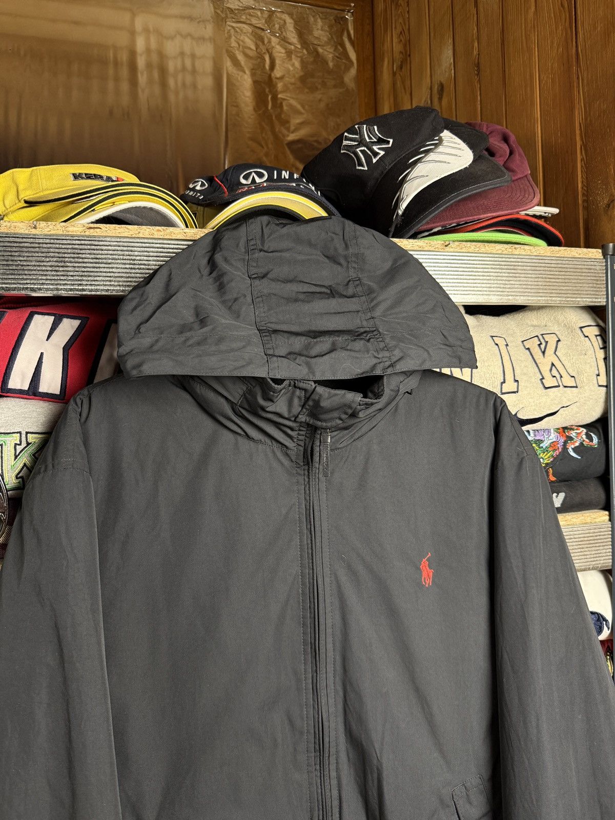 Polo Ralph Lauren Vintage Polo Ralph Lauren Nylon Fleece Zip Jacket Size US L / EU 52-54 / 3 - 5 Thumbnail