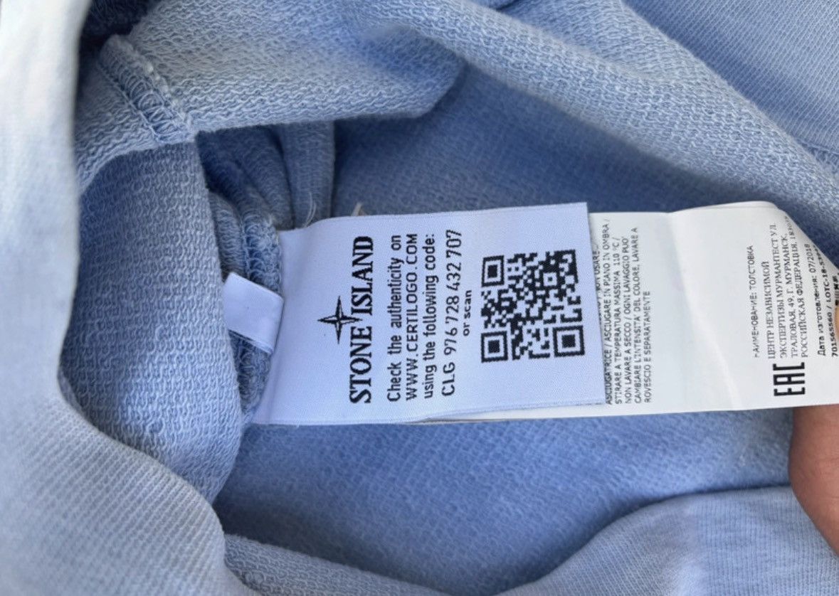 Stone Island Stone Island Crewneck Light Blue Size US S / EU 44-46 / 1 - 4 Thumbnail