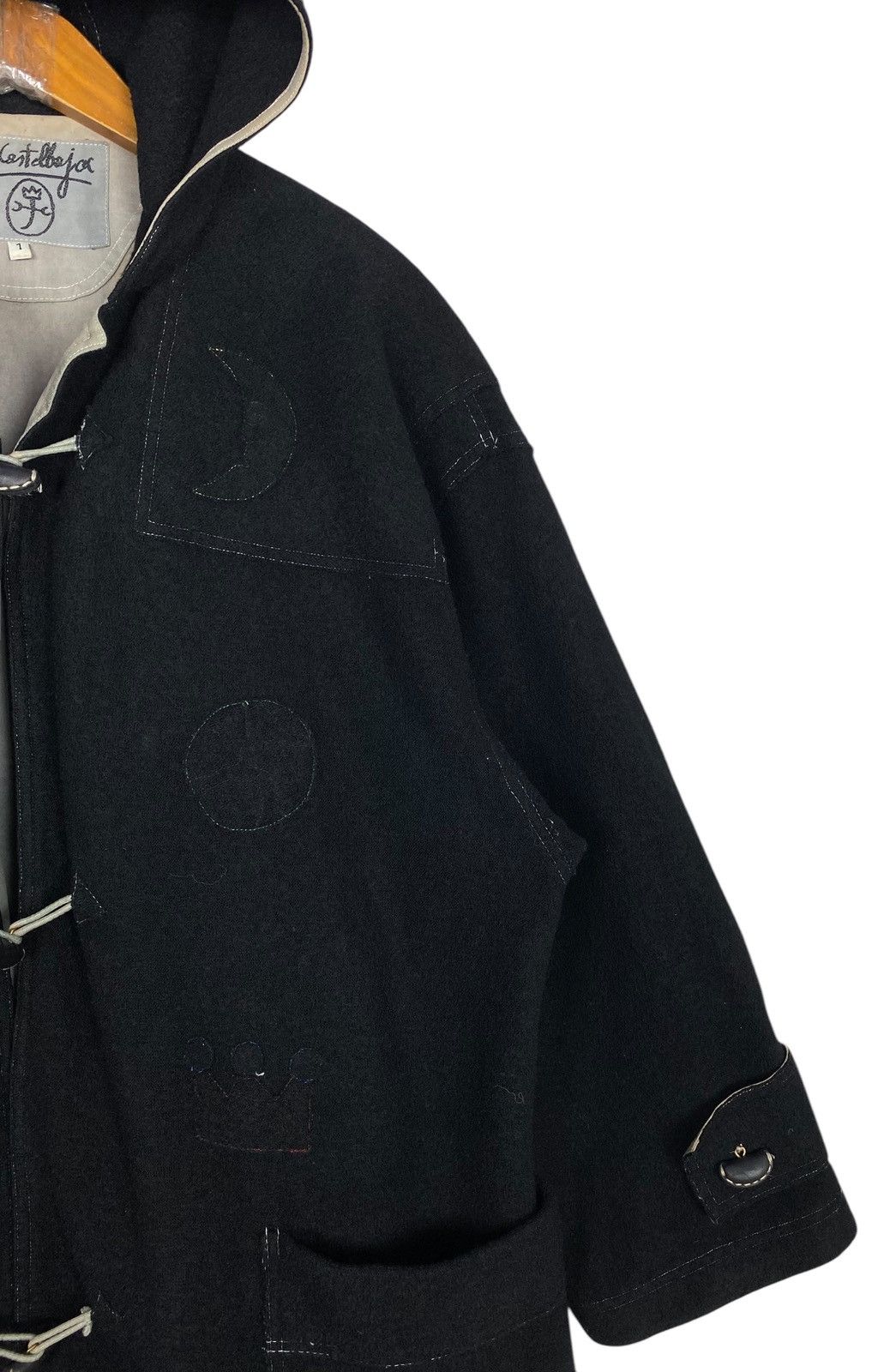 Jean Charles De Castelbajac Rare‼️ Vintage Jean Charles de Castelbajac Wool Duffle Coat Size XL / US 12-14 / IT 48-50 - 4 Thumbnail