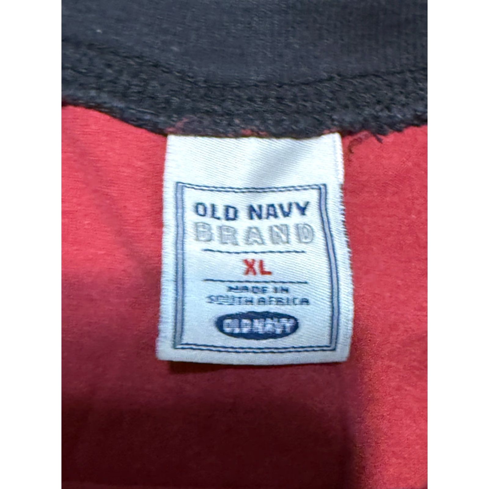 Old Navy Vintage Old Navy Shirts Mens XL Red Black Short Sleeve Top Fuel Porter Shirt Size US XL / EU 56 / 4 - 6 Thumbnail