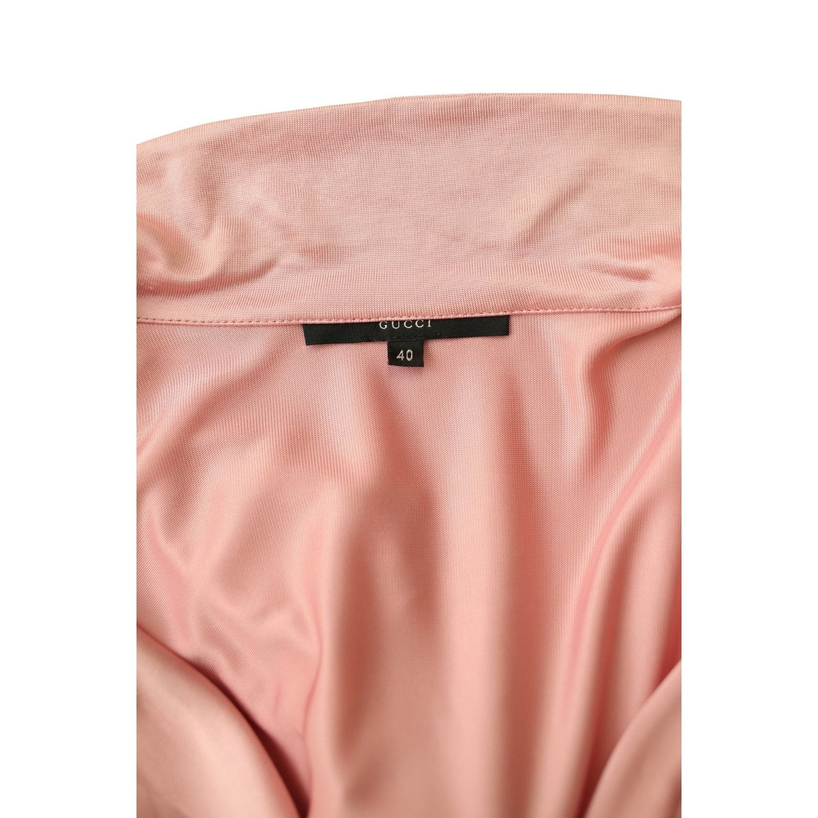 Cucciolo by Tom Ford S/S 2000 Plunge Crystal Belted Pink Dress Size S / US 4 / IT 40 - 3 Thumbnail