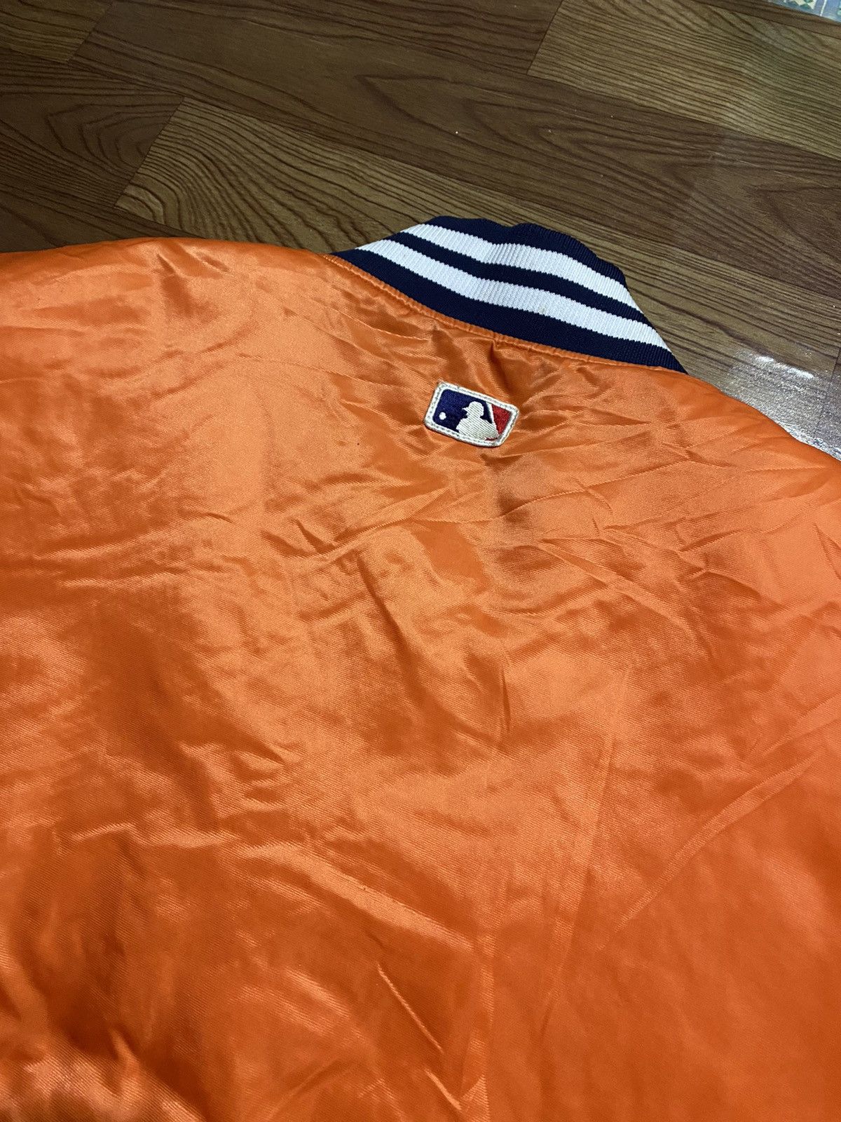 Vintage VINTAGE 90’S STARTER NEW YORK YANKEES SATIN JACKET ORANGE Size US XXL / EU 58 / 5 - 5 Thumbnail