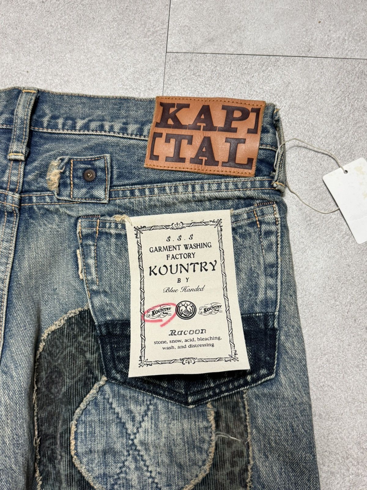 Kapital × Kapital Kountry Kapital Kountry Corduroy Patch Boro Jeans Size US 30 / EU 46 - 7 Thumbnail