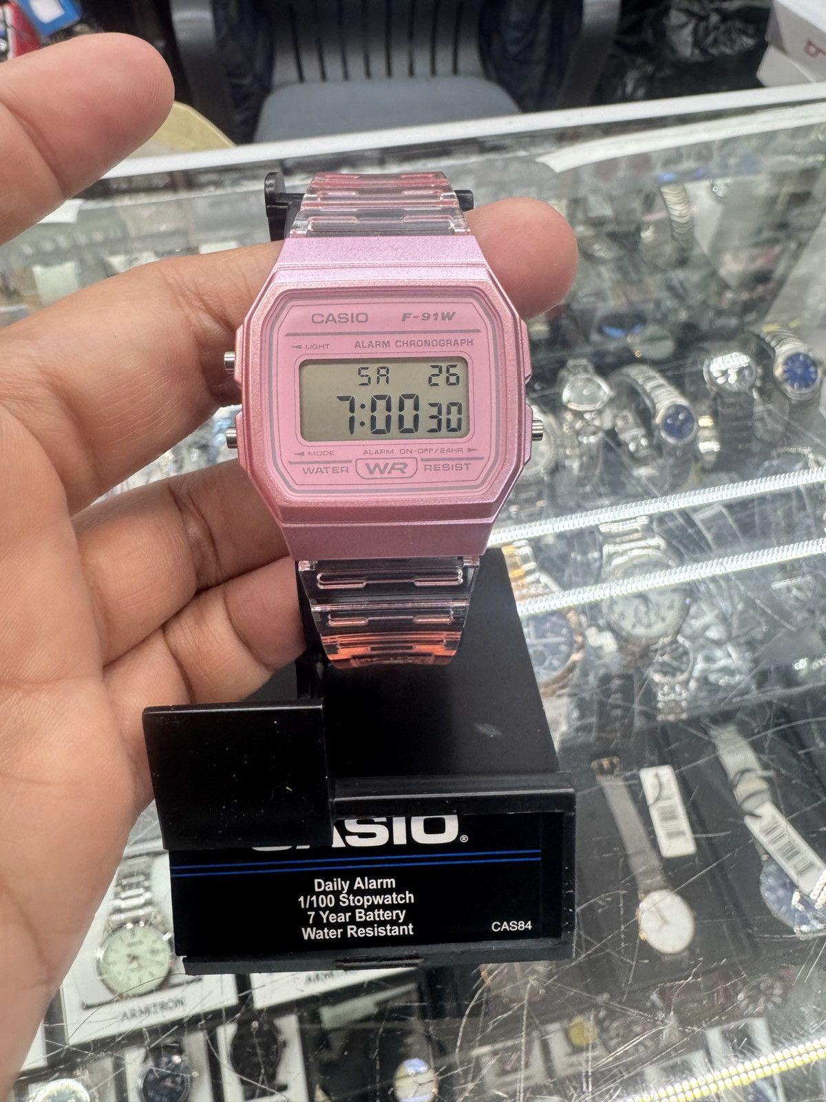 Casio Casio Pink Watch Size ONE SIZE - 10 Thumbnail