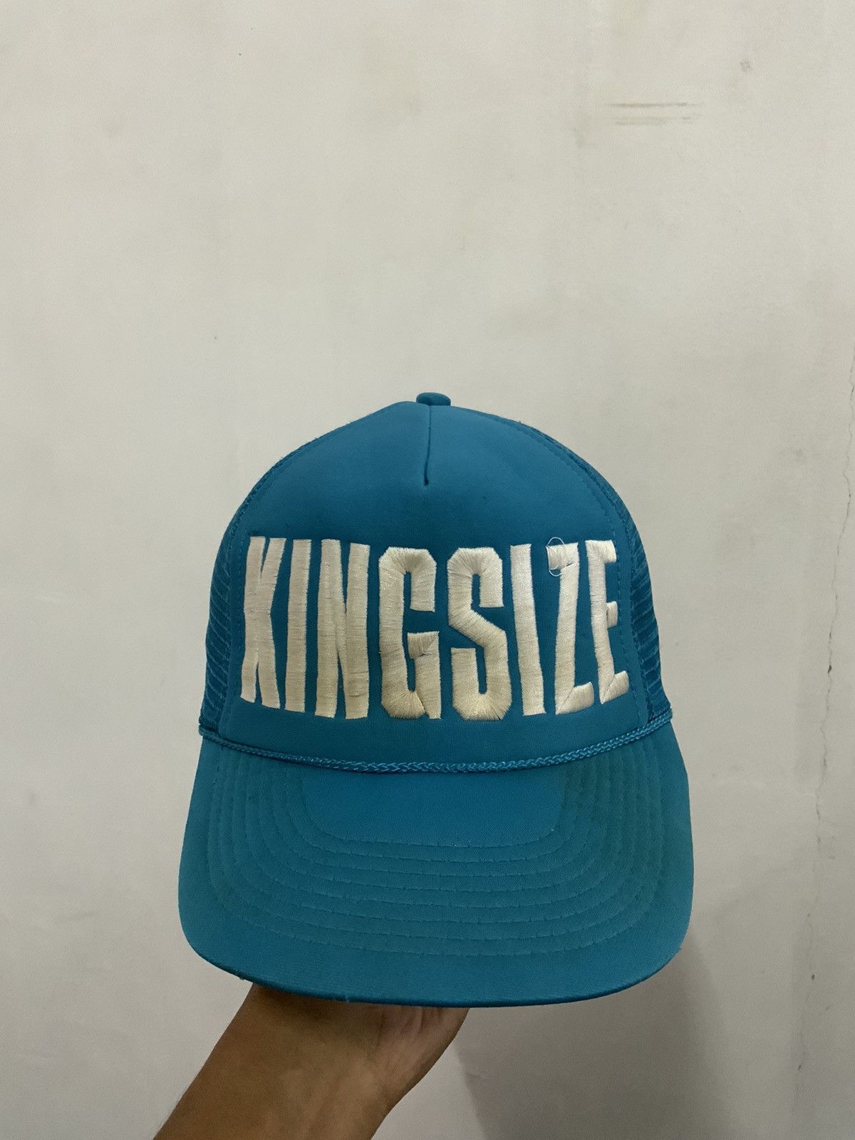 Japanese Brand King Size Embroidered Otto Trucker Hat Size ONE SIZE - 1 Thumbnail