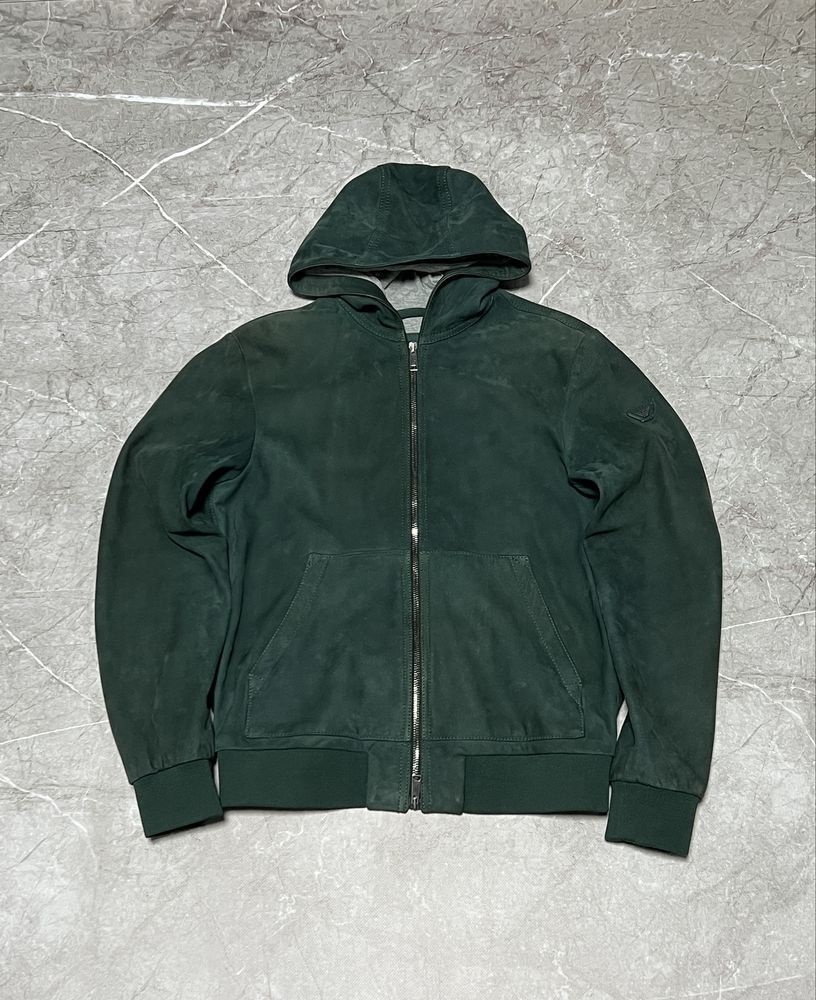 Emporio Armani Armani Leather smaragd jacket Size US M / EU 48-50 / 2 - 1 Thumbnail