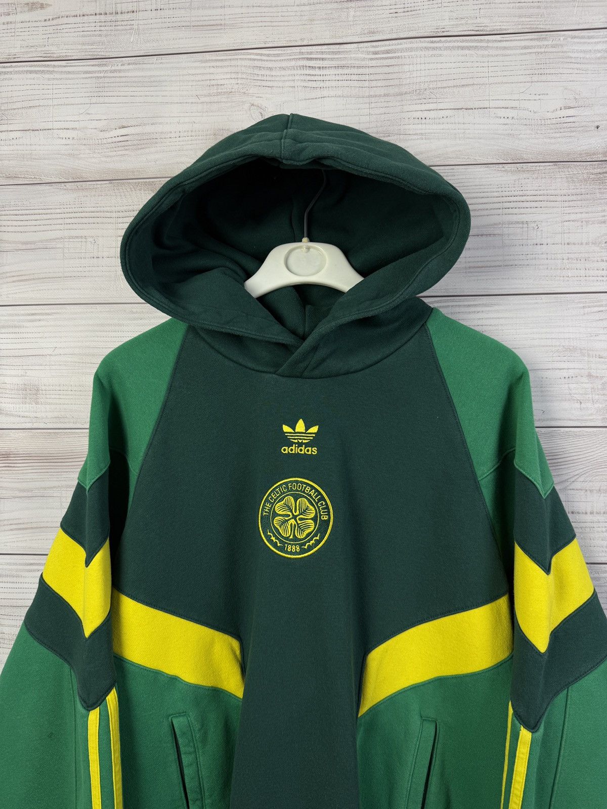 Adidas Y2K Celtic Adidas Soccer Zip Sweatshirt Jersey Size US M / EU 48-50 / 2 - 2 Thumbnail
