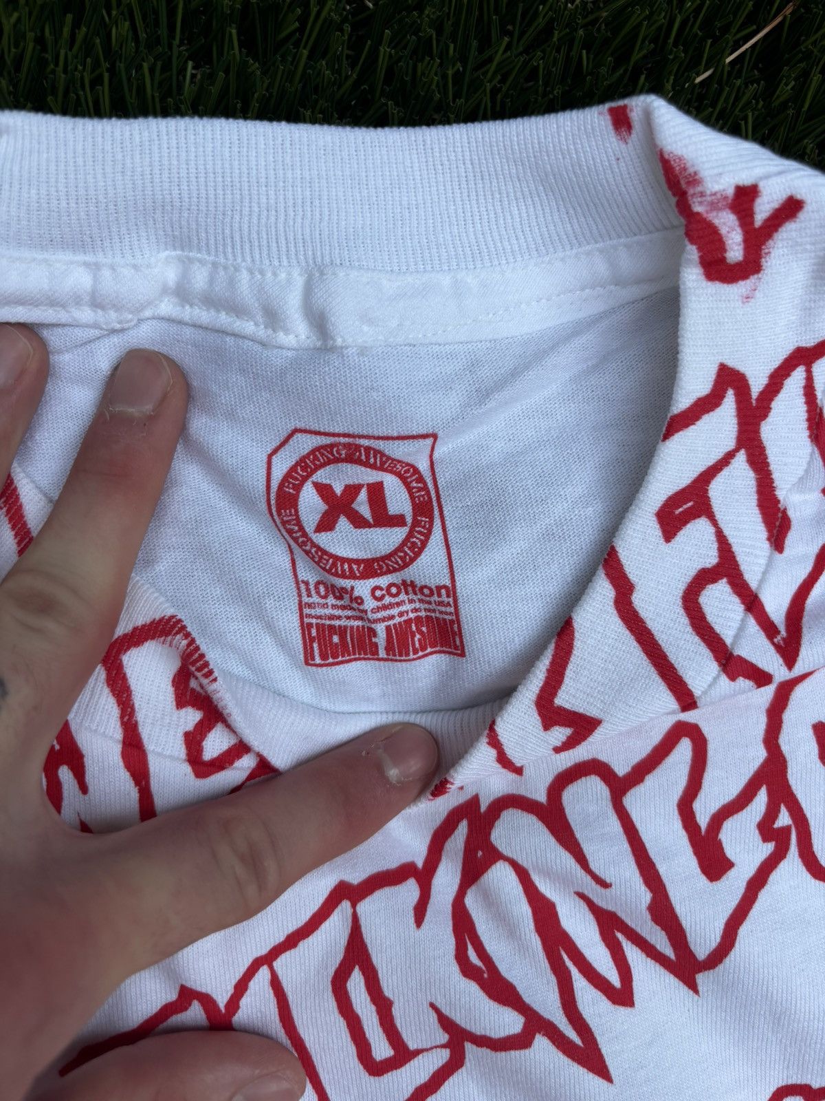 Fucking Awesome 00’s Fucking Awesome Allover Print Tshirt Size US L / EU 52-54 / 3 - 5 Thumbnail
