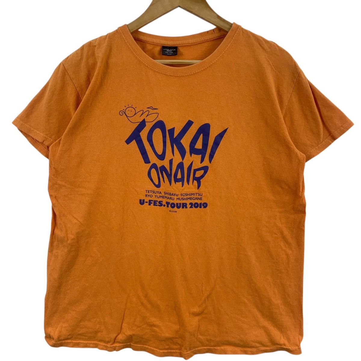 Vintage TOKAI ON AIR Japanese Youtuber Group Promo Tee Shirt Top Size US M / EU 48-50 / 2 - 4 Thumbnail