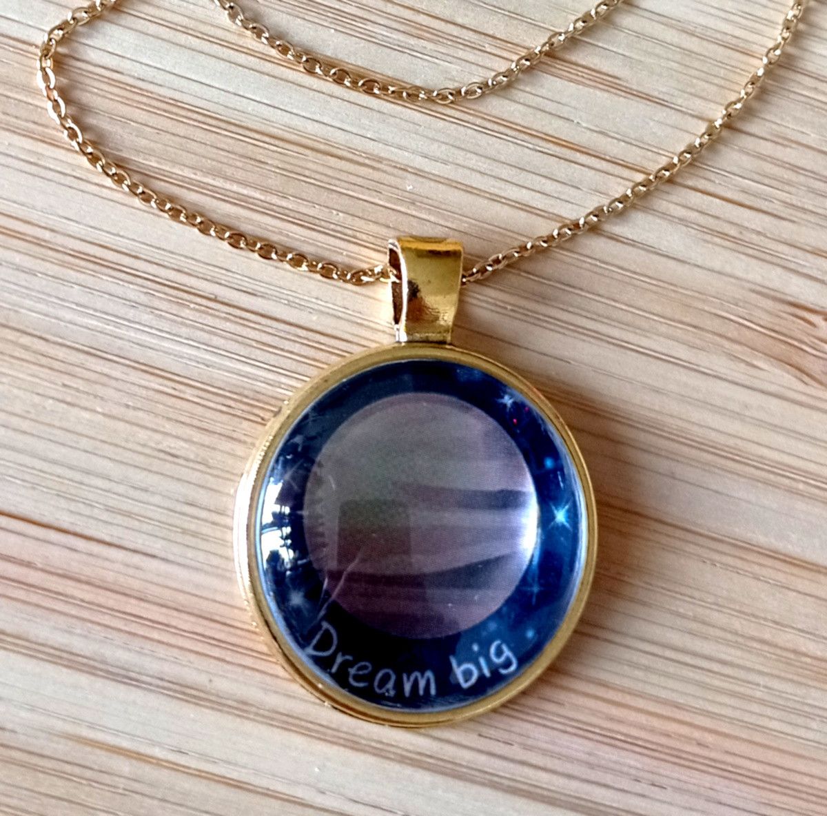 Hysteric Glamour × Japanese Brand × Vintage Punk Tiny Planet Jupiter Stainless Steel Gold Necklace Size ONE SIZE - 9 Thumbnail