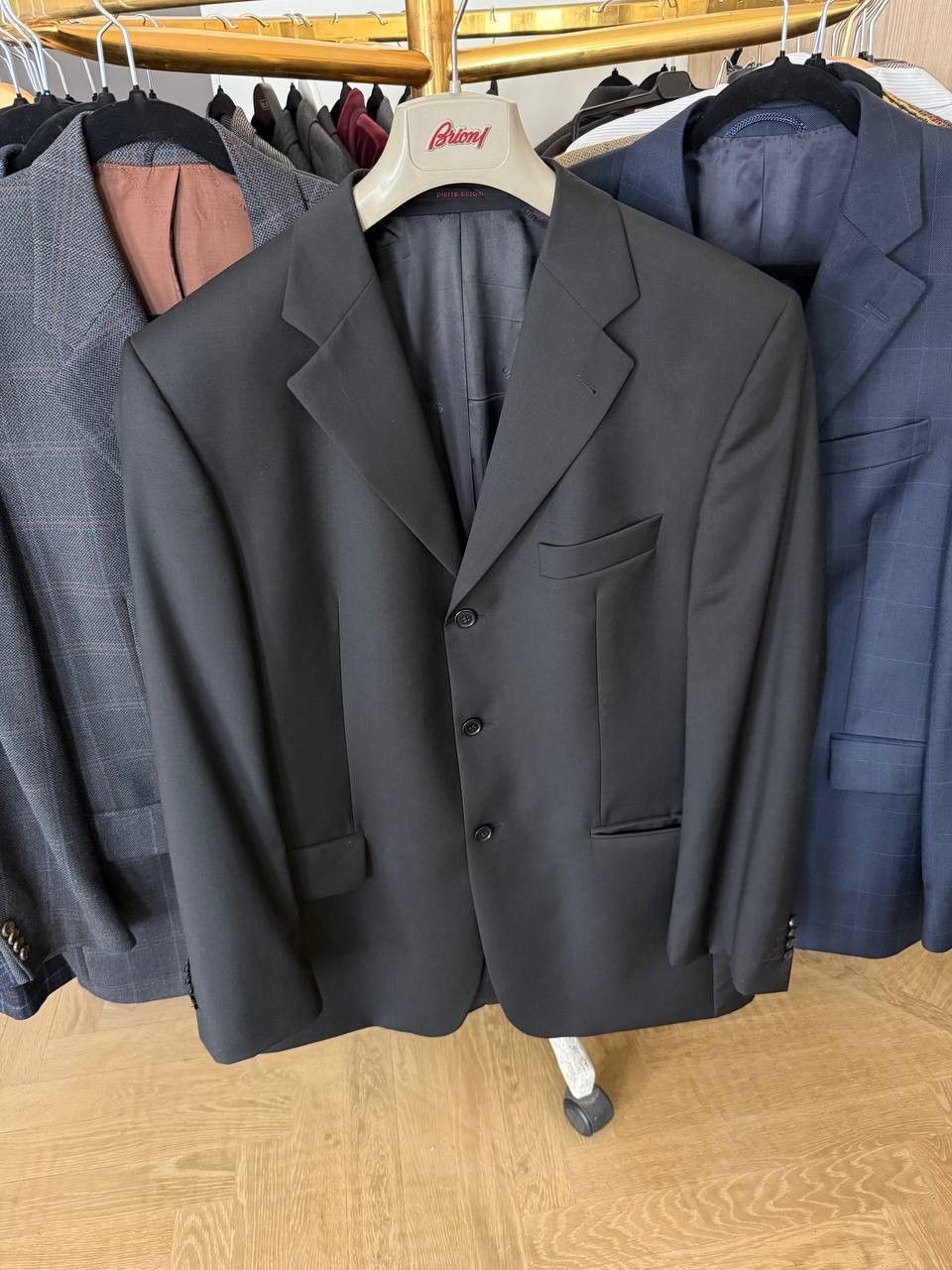 Pierre Cardin Black Pierre Cardin Wool Blazer Size 44L - 5 Thumbnail