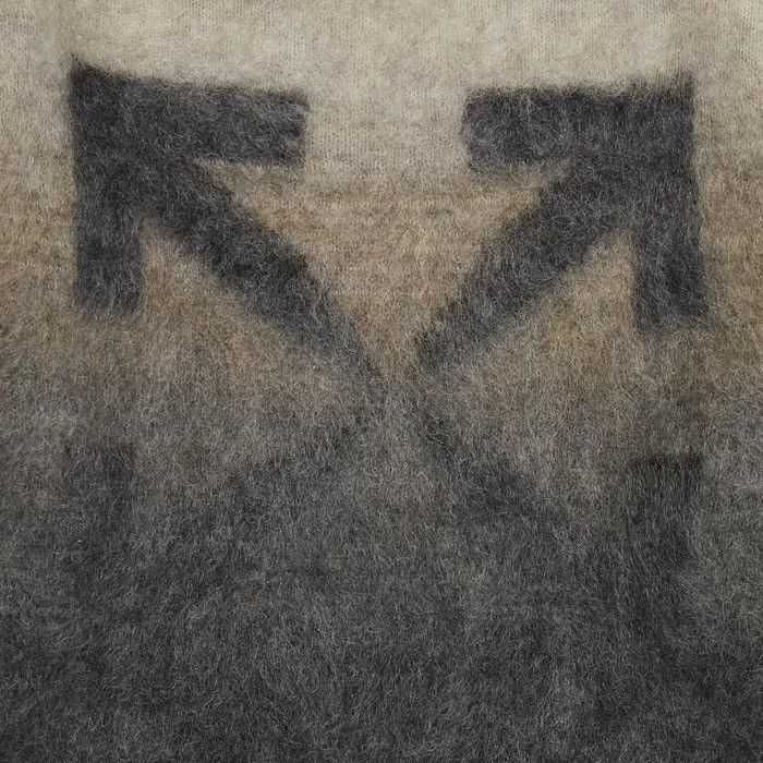Off-White Off-White diag brushed knit crewneck Size US S / EU 44-46 / 1 - 3 Thumbnail