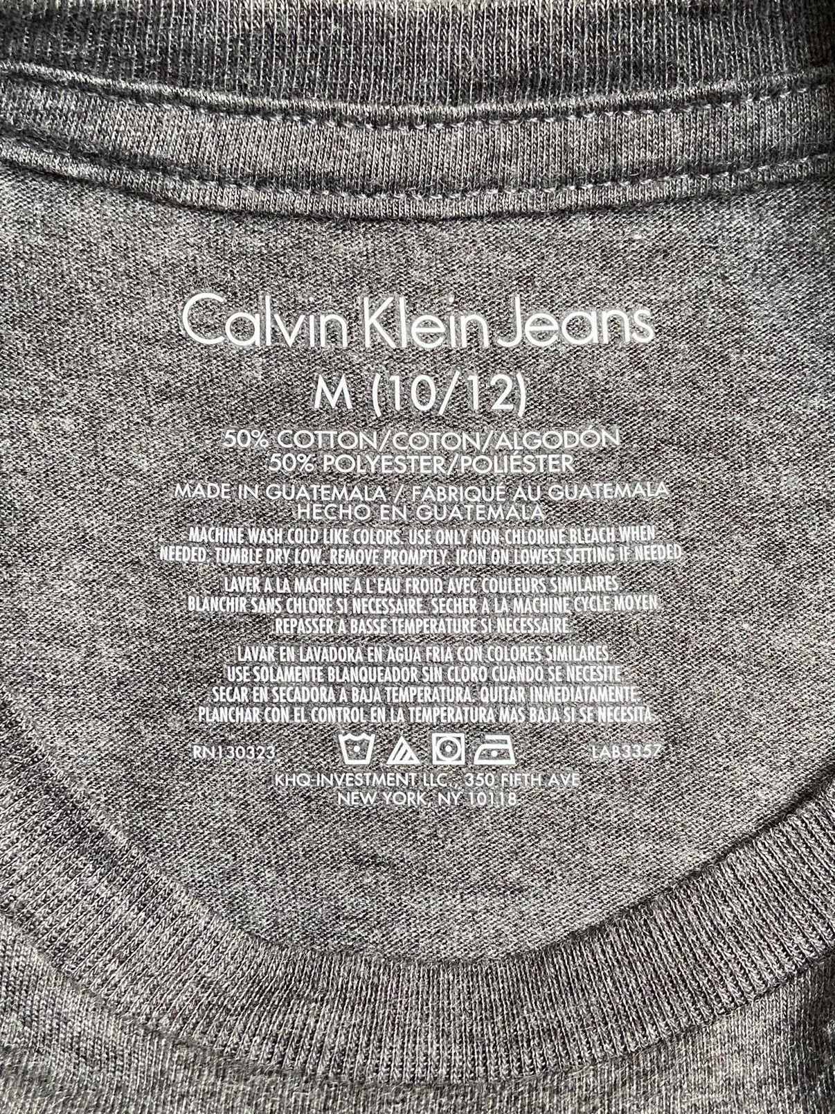 Calvin Klein CALVIN KLEIN Grey T-Shirt Size US XS / EU 42 / 0 - 6 Thumbnail
