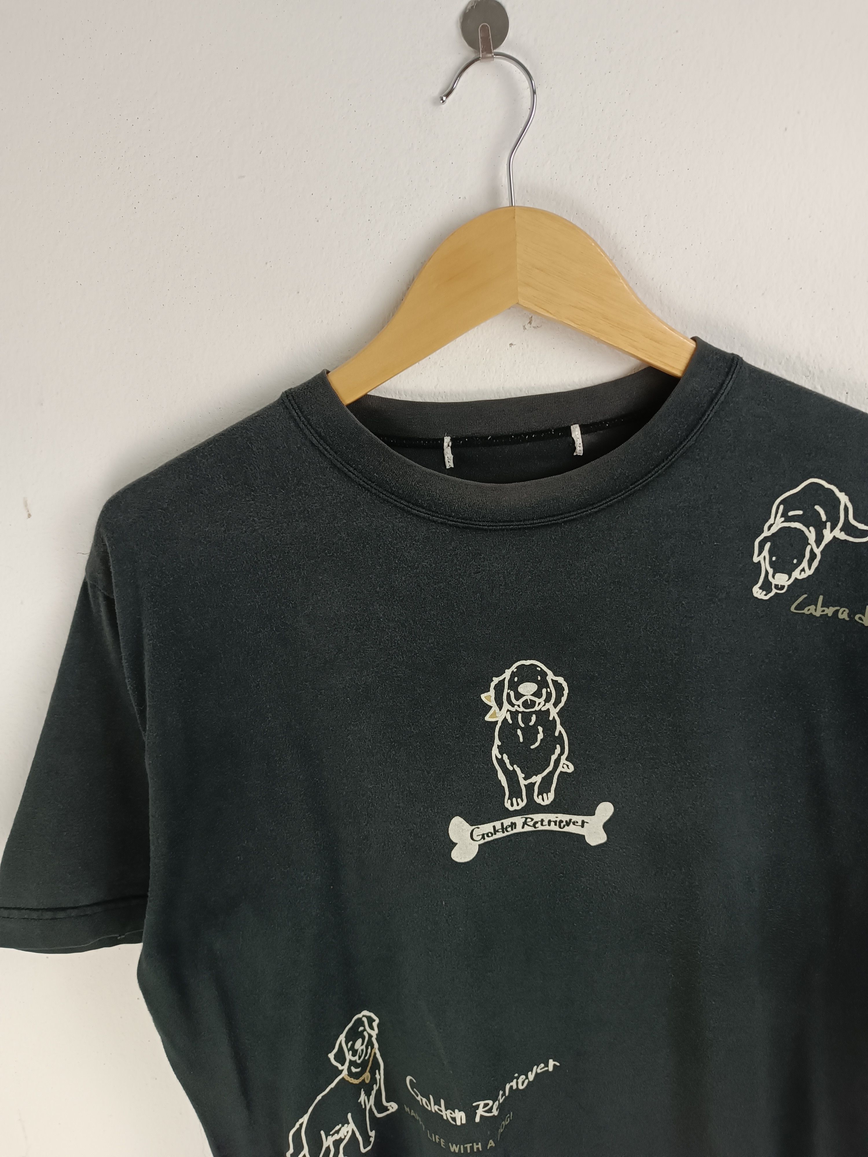 Vintage VINTAGE GOLDEN RETRIEVER FADED DISTRESSED PETS DOG CAT TEE Size US M / EU 48-50 / 2 - 5 Thumbnail