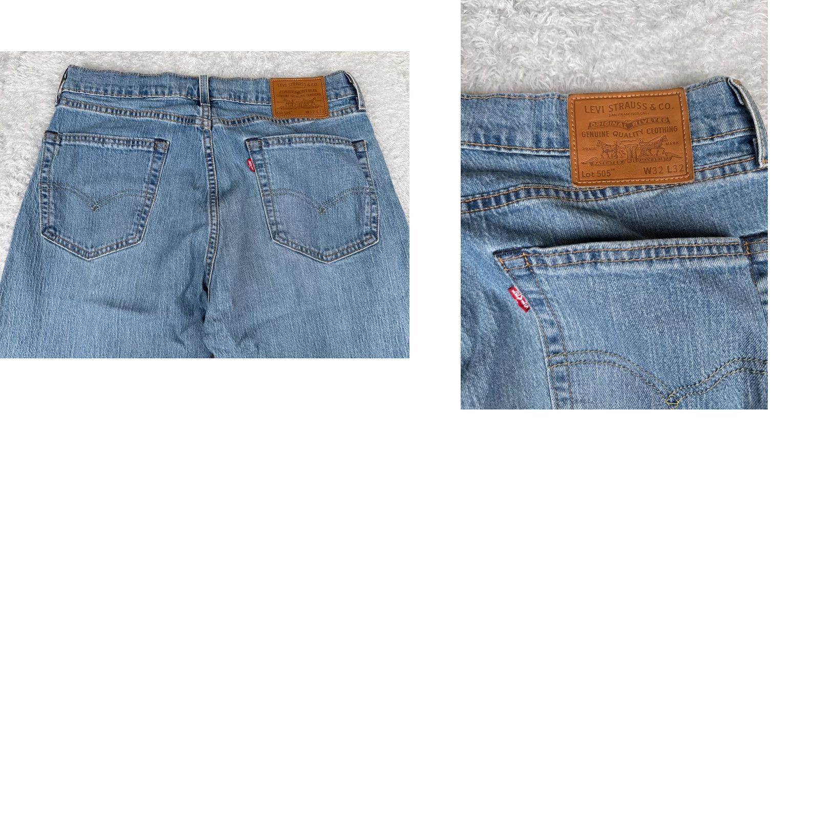 Levi's Levi's 505 Jeans Blue Denim Straight Jeans Women's Regular 32 30 Waist 31 Inseam Cotton Medium Wash Cotton Blend Costume? Size 24" / US 00 / IT 34 - 11 Thumbnail