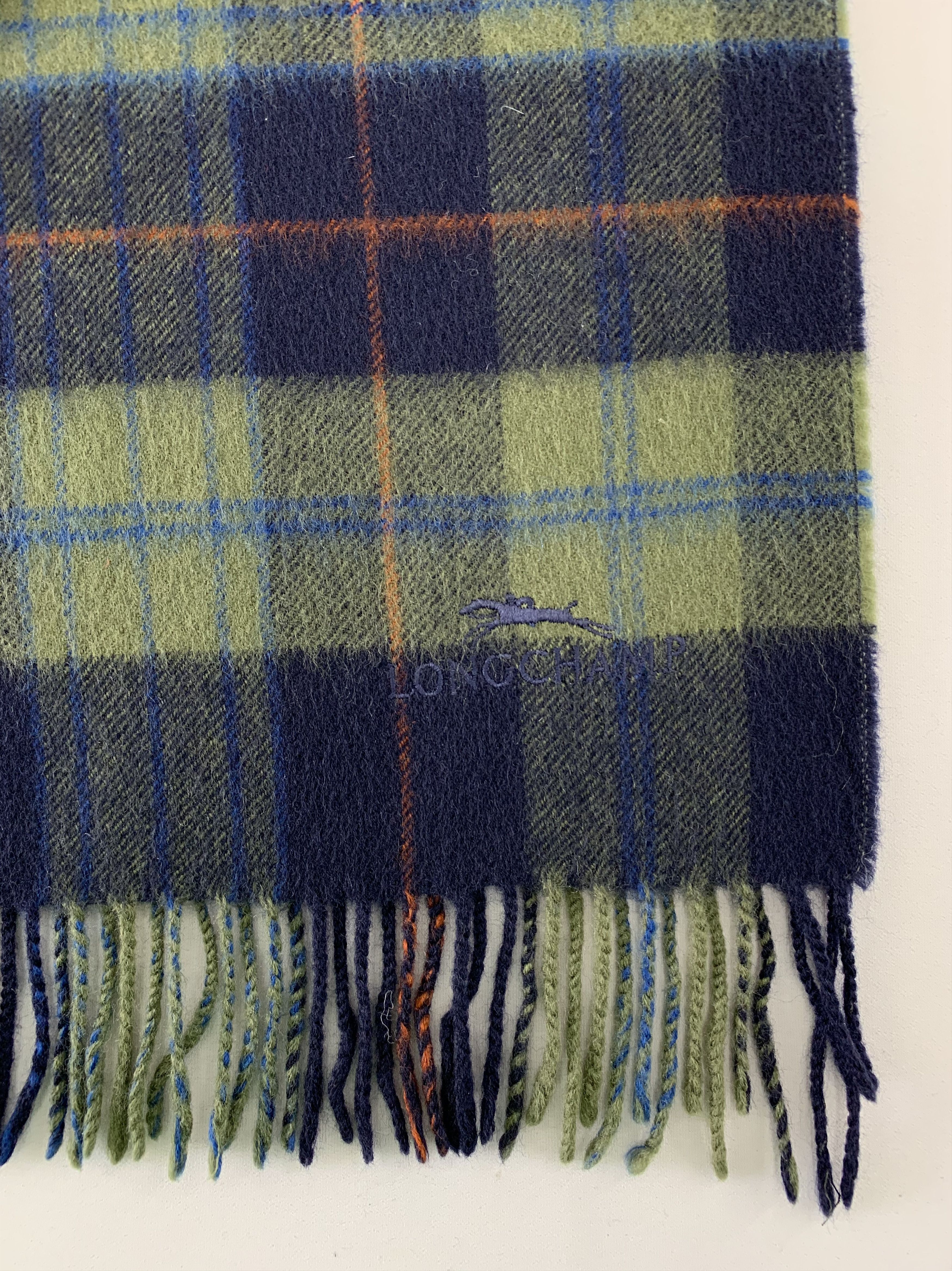 Longchamp Longchamp Scarf Wool Muffler Neck Wrap BL4298 Size ONE SIZE - 4 Thumbnail