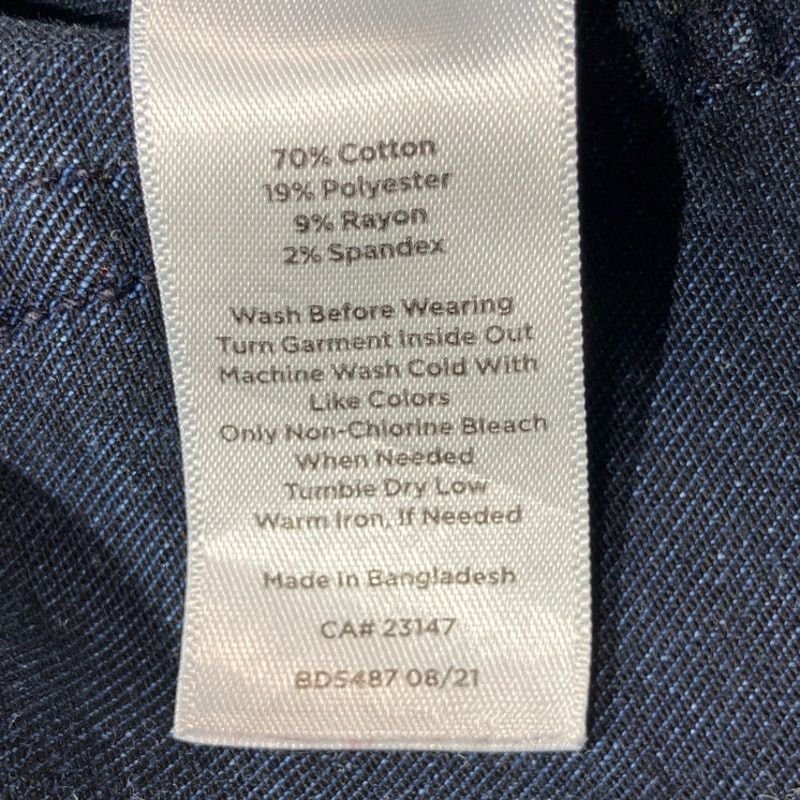 Talbots Talbots Simply Blue Dark Wash Stretch Jegging Crop Women 14 Size 36" / US 14 / IT 50 - 5 Thumbnail