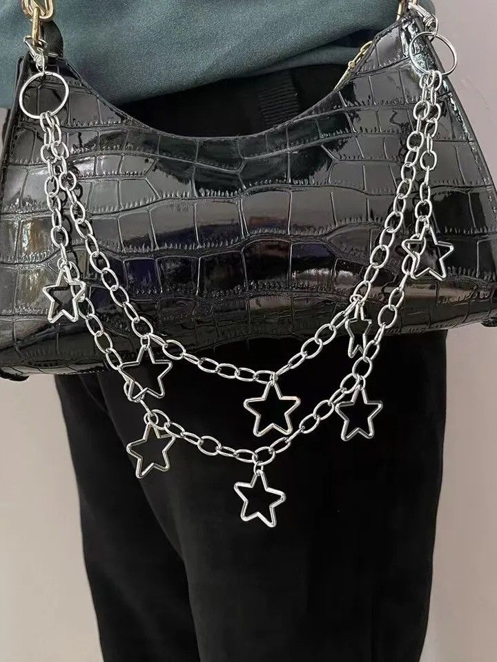 Jewelry × Other Crescent Bag Chain Hipster Cool Hundred Pair Pants Size ONE SIZE - 4 Thumbnail