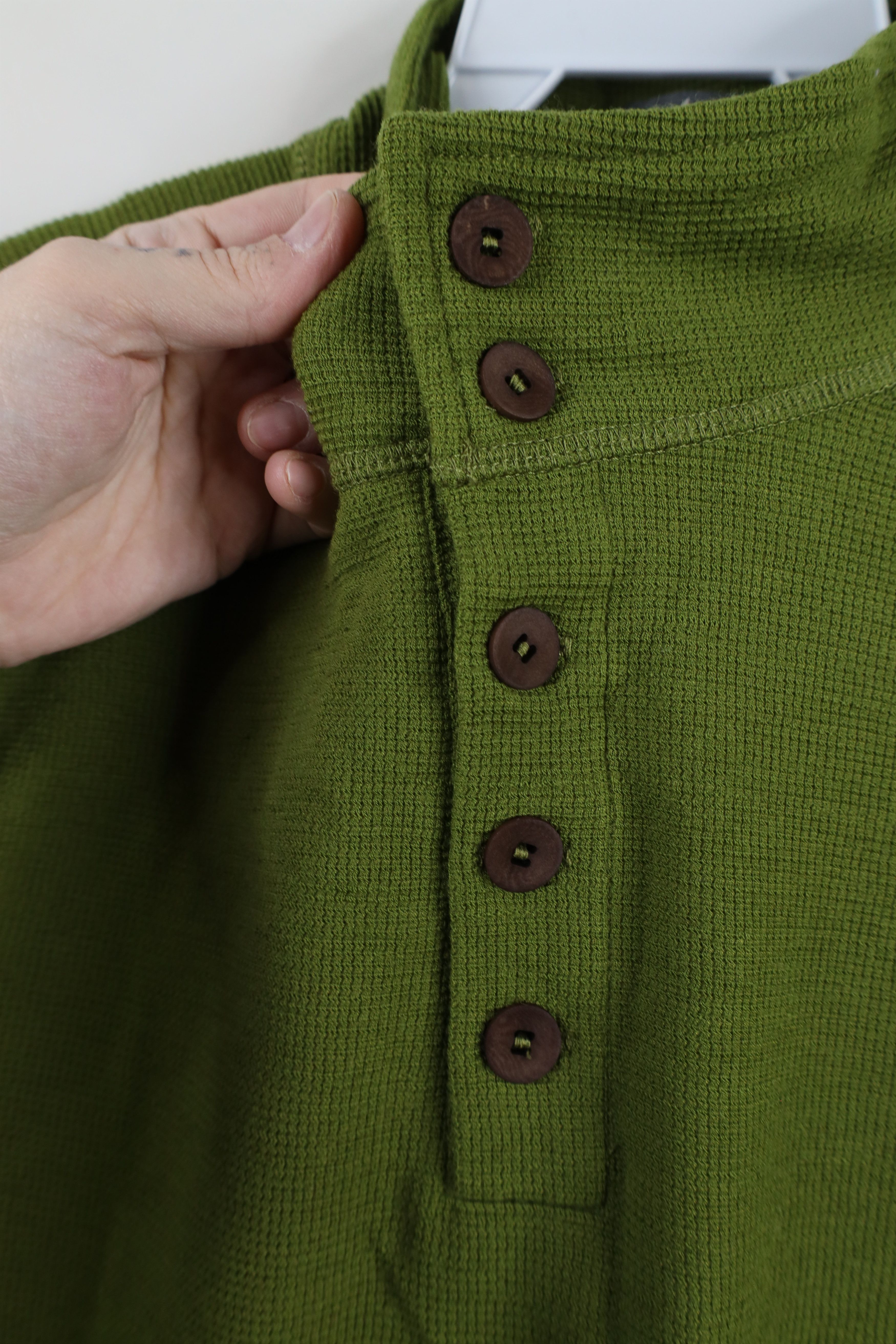 Ibex × Vintage Ibex Merino Wool Blend Waffle Knit Henley Sweater USA Size US S / EU 44-46 / 1 - 4 Thumbnail