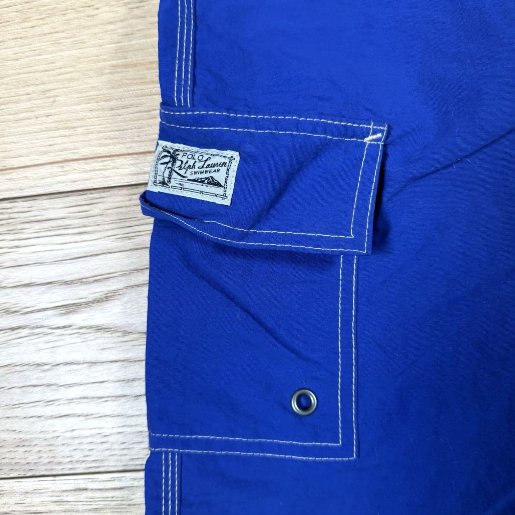 Polo Ralph Lauren VINTAGE Polo Ralph Lauren Trunks Bottom Mens Large Lined Blue USA Size US L / EU 52-54 / 3 - 2 Thumbnail